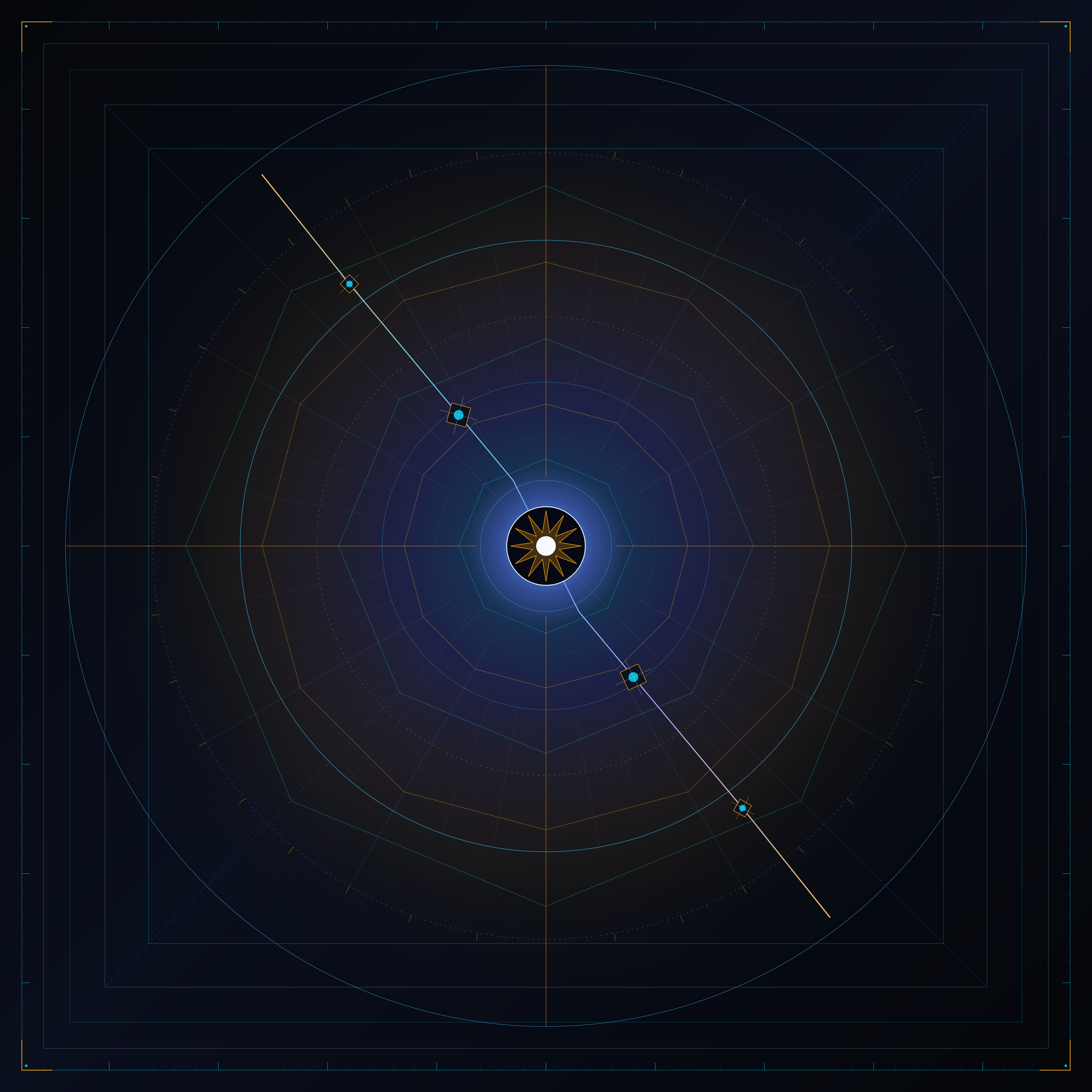 The Recursion Boundary, version 3: v3: Introduced diagonal asymmetry rupture and procedural phase-shift glyphs