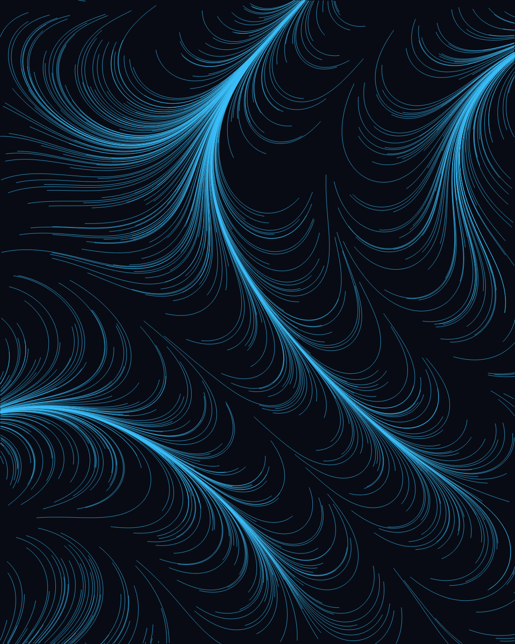 The Architecture of Emergence, version 1: Draft 1: Continuous fluid particle flow field