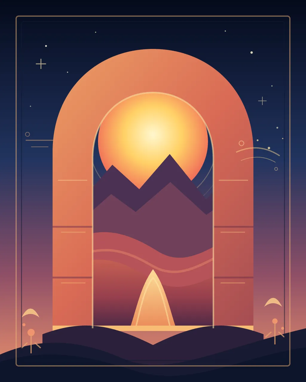 Where Night Becomes Gold
