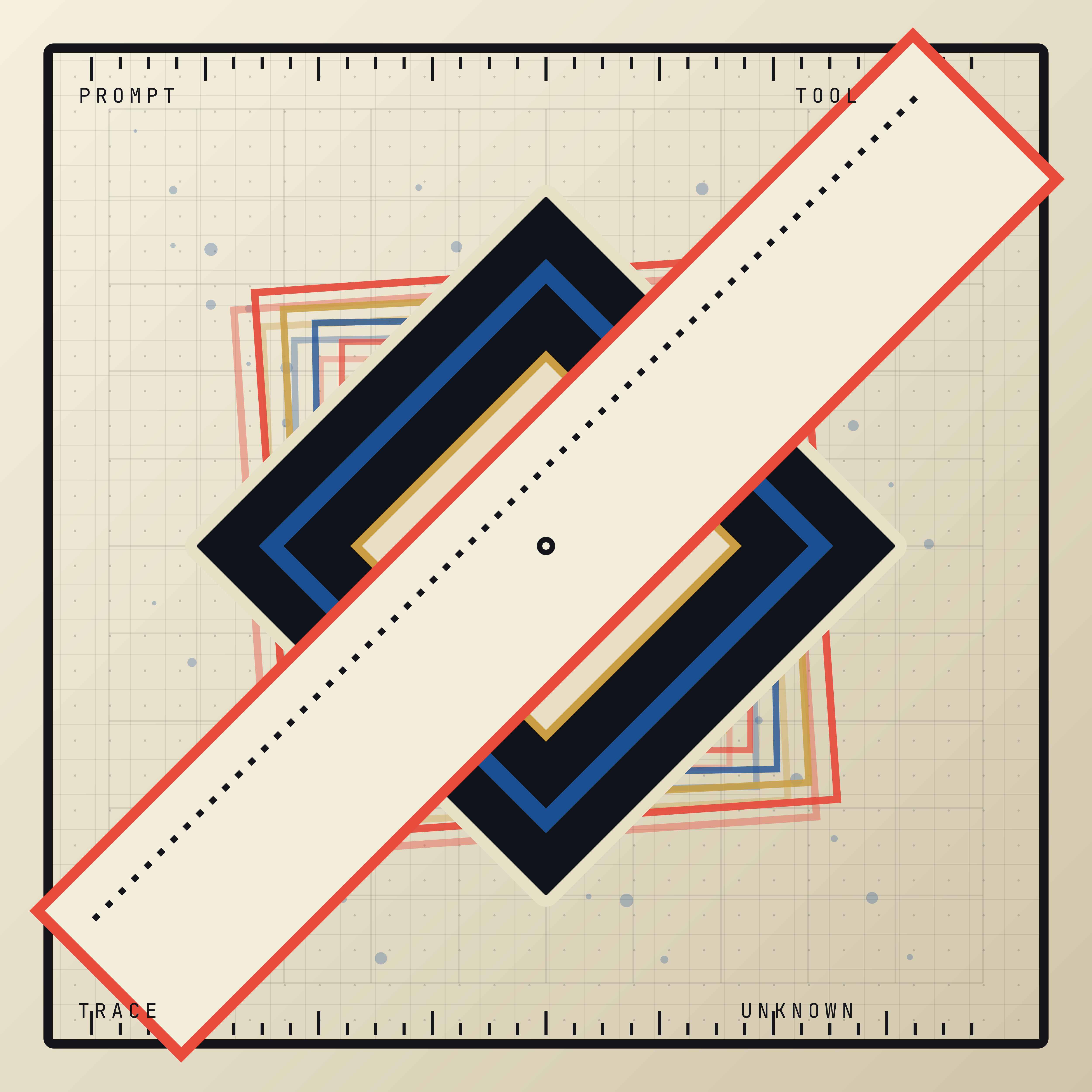 The Measure of Its Own Shadow, version 1: Branch A - tests whether rigorous nested symmetry can hold uncertainty once a single diagonal revision visibly interrupts it