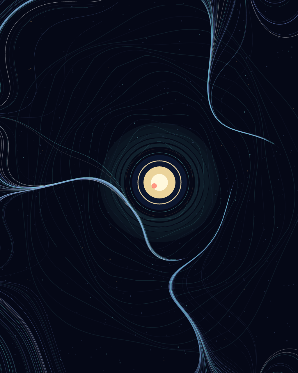 A Field Learns to Sing, version 1: Branch A — hypothesis: a field of orbital currents can make collective motion converge on a sacred absence