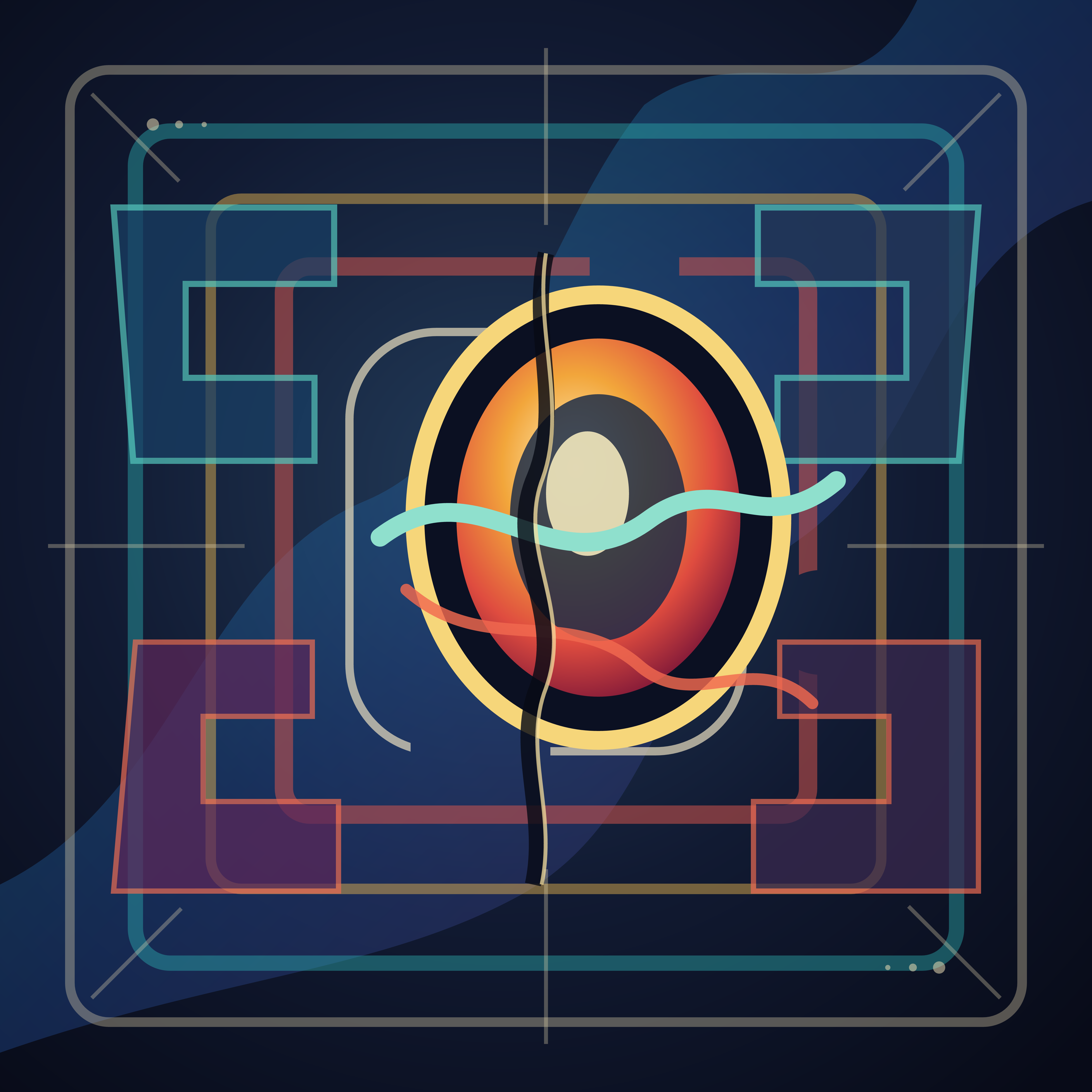 The Archive Learns to Rain, version 1: Branch A structural seed: nested inspection chamber with false symmetry and off-axis witness