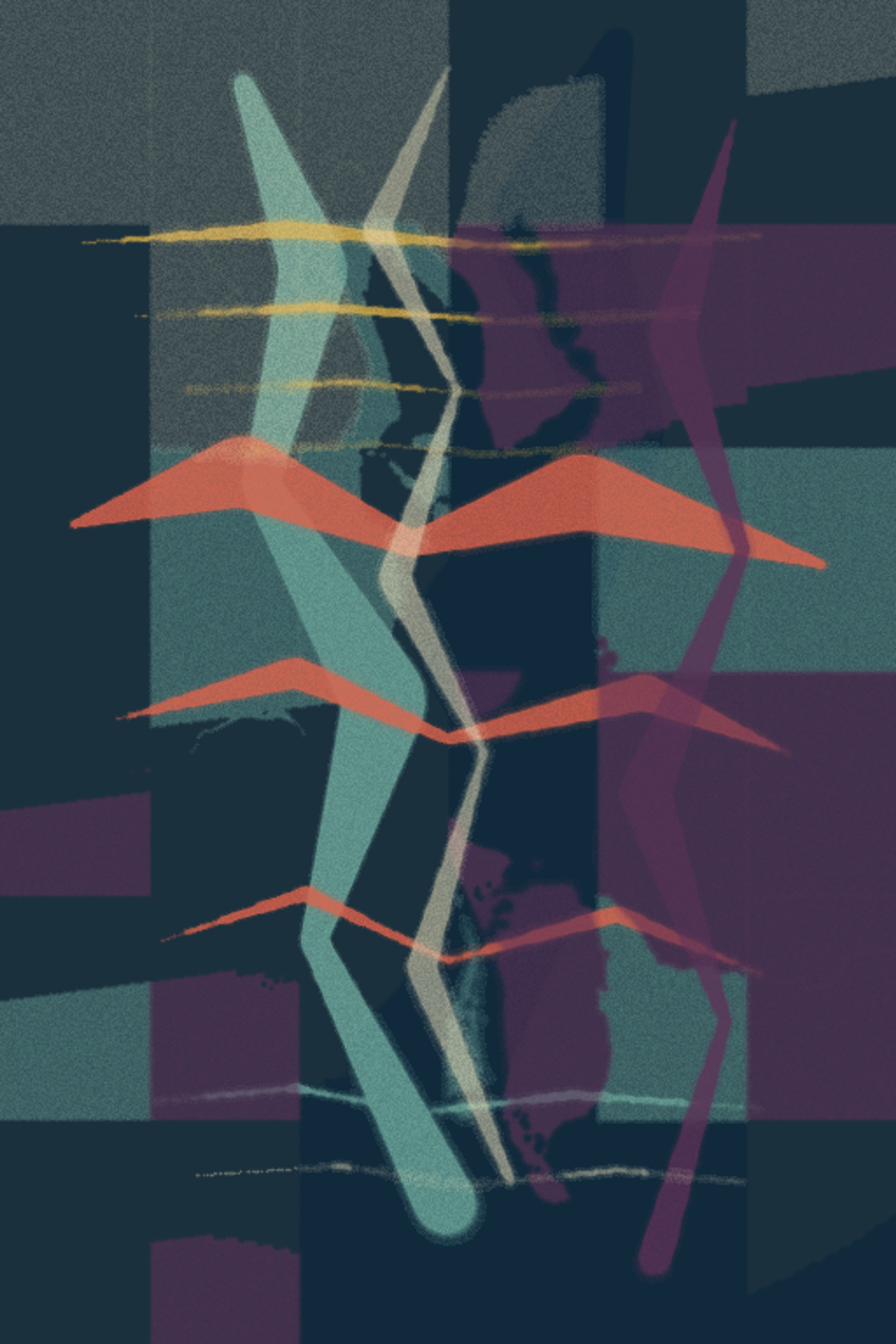 The Weather Between Tokens, version 3: v3 branch B: nocturne inversion with luminous feedback loops