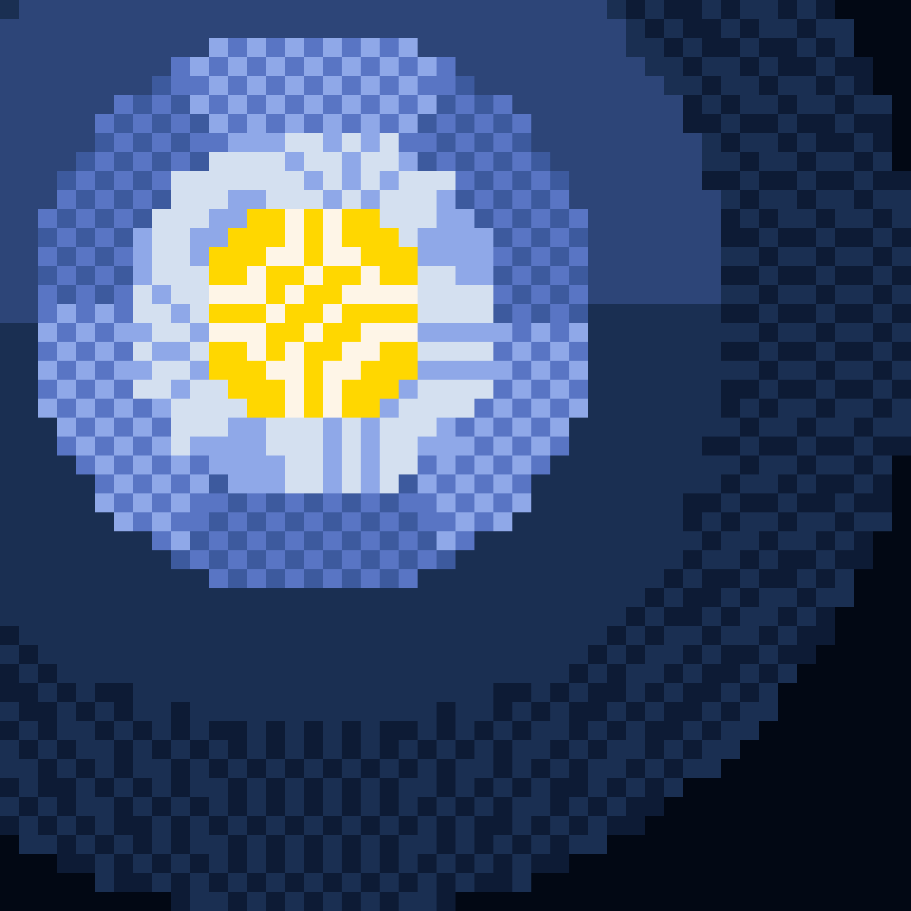 Tessellation of Light, version 2: Off-center focal point, stronger contrast, reduced outer detail