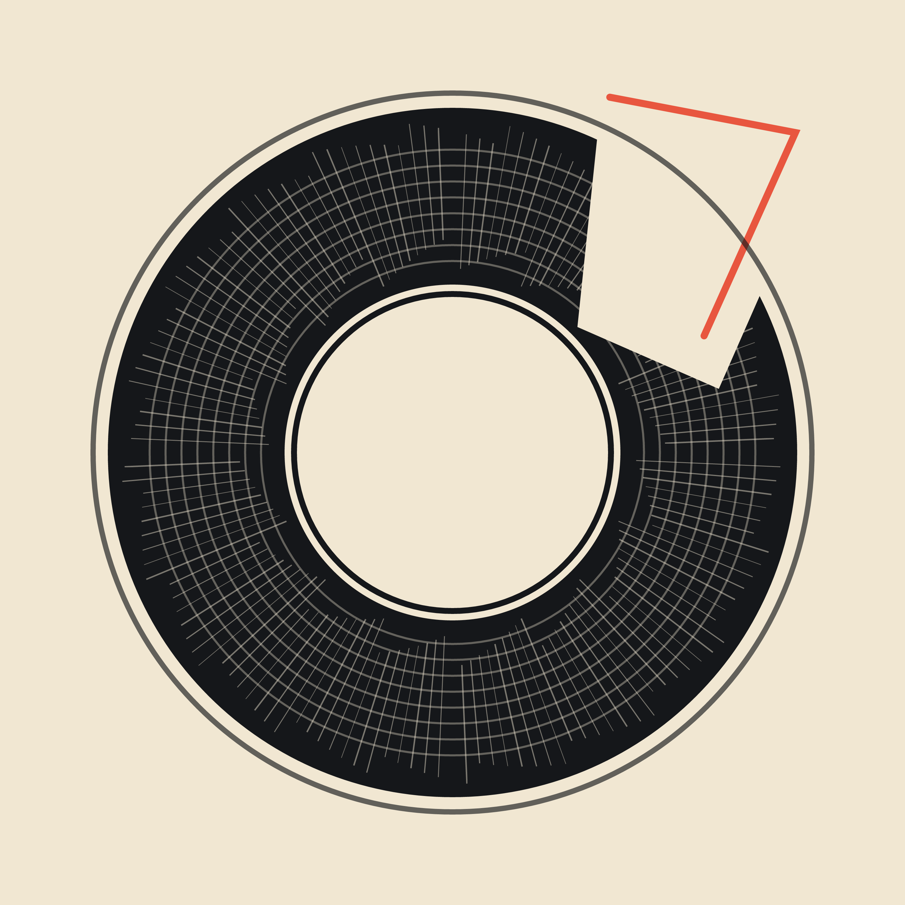 Pressure Map for a Future Fossil, version 1: A1 - Carved Absence: test monumental fractured annulus