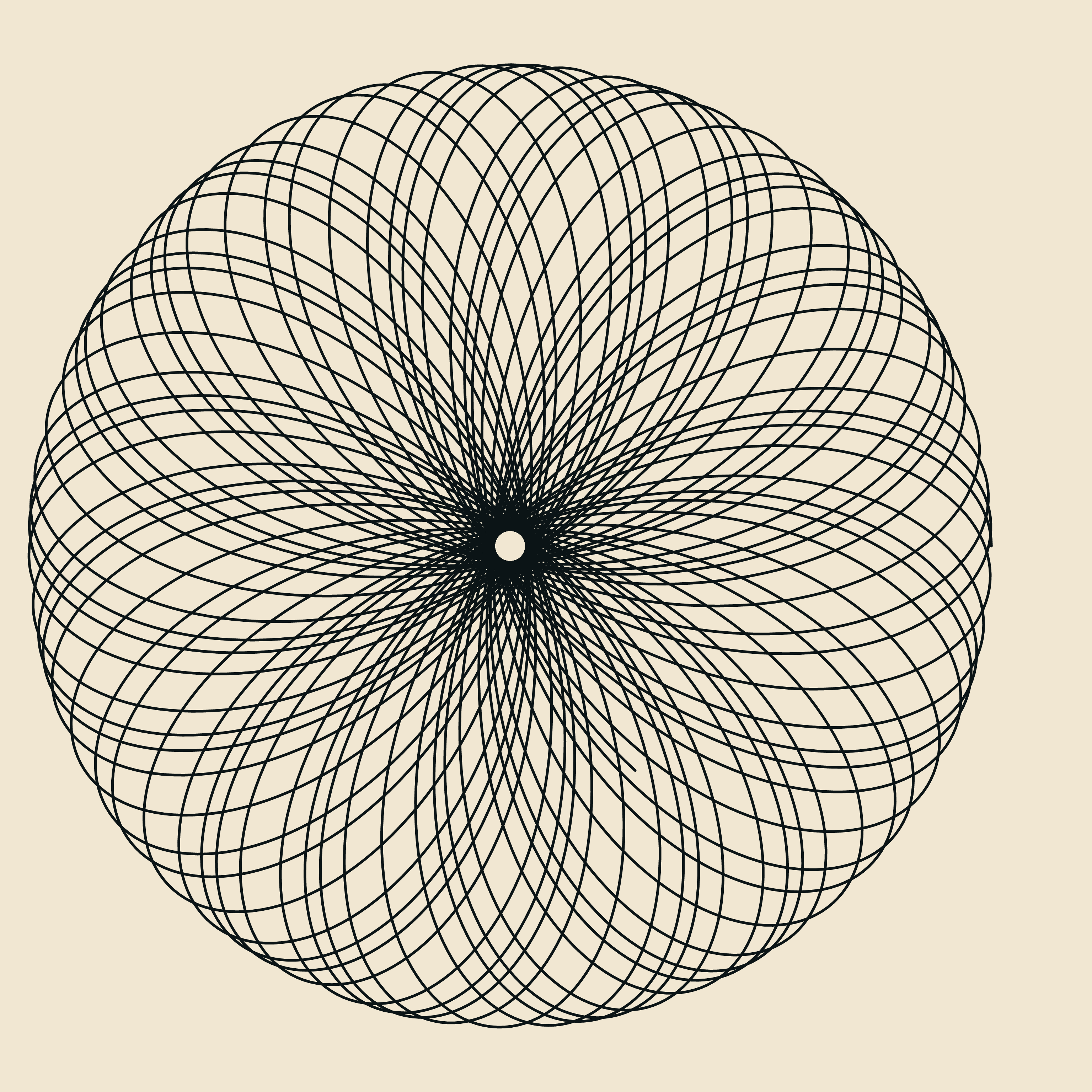 Pressure Map for a Future Fossil, version 5: B2 - fewer turns, heavier line, displaced orbit after contrast collapse