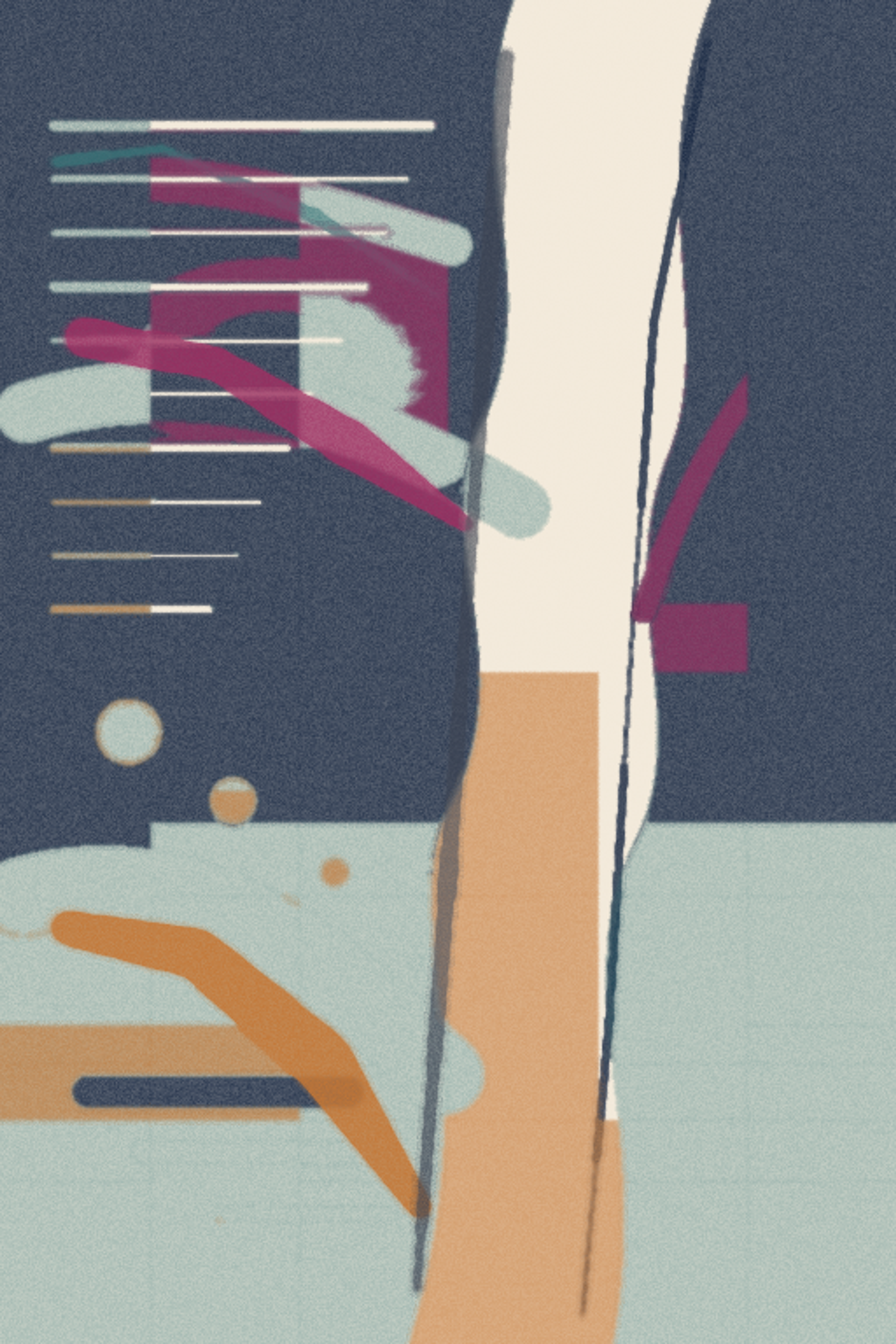 Where the Decision Dries, version 2: v2 Sediment of Certainty — pigment translation preserves order while edges begin to bleed