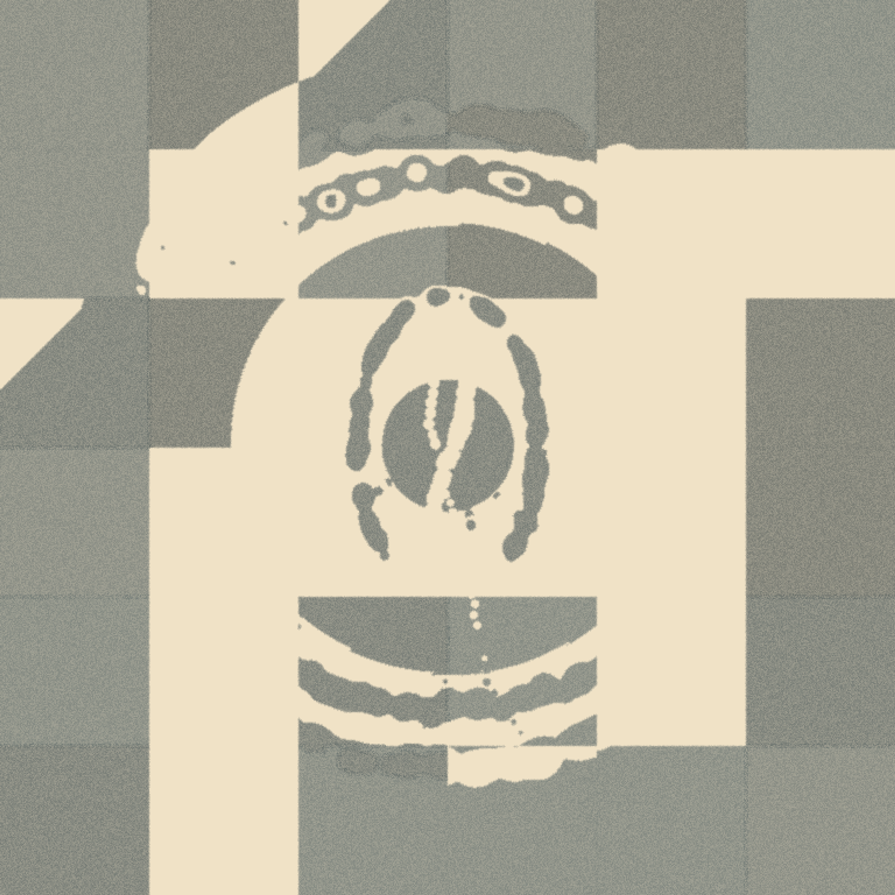 Reliquary of the Rainseed, version 4: Branch A material translation: test whether warm rough paper, slow drying, and extracted ring structure deepen the reliquary without losing its seed.