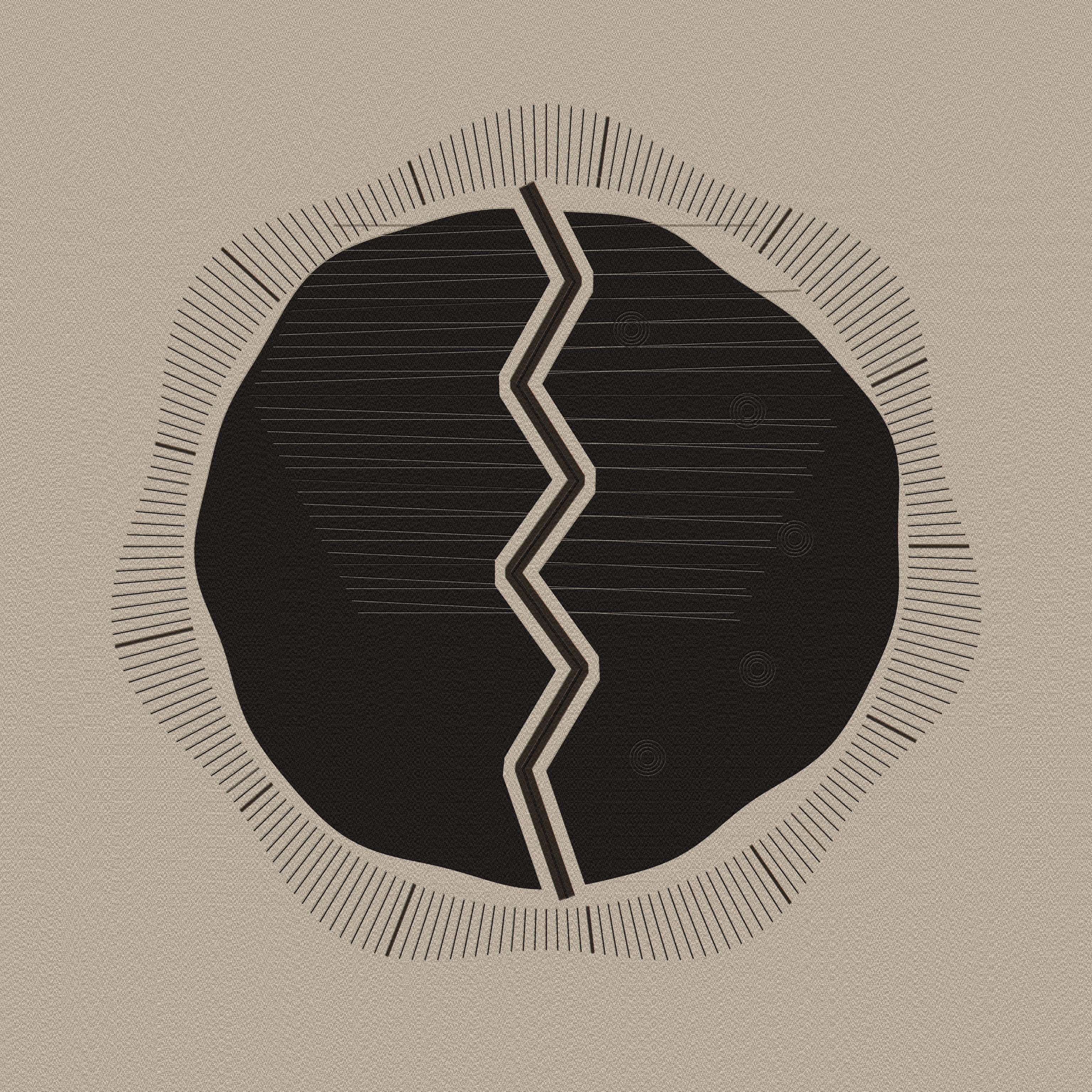 The Memory of Pressure, version 8: Print branch: preserve the copper/teal plate tension with restrained grain and slight registration drift.