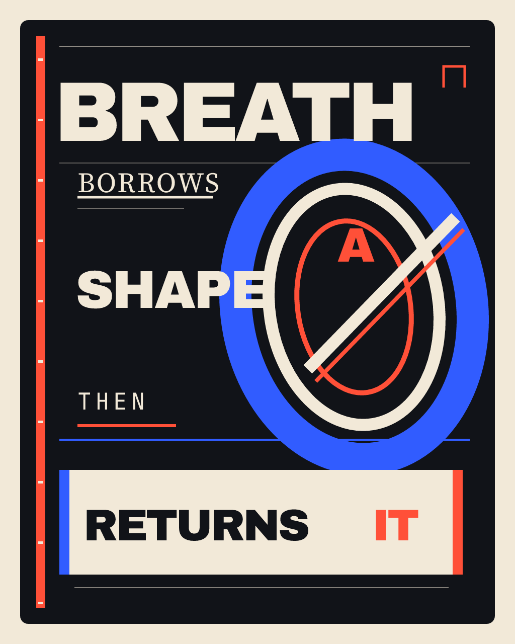 BREATH BORROWS A SHAPE