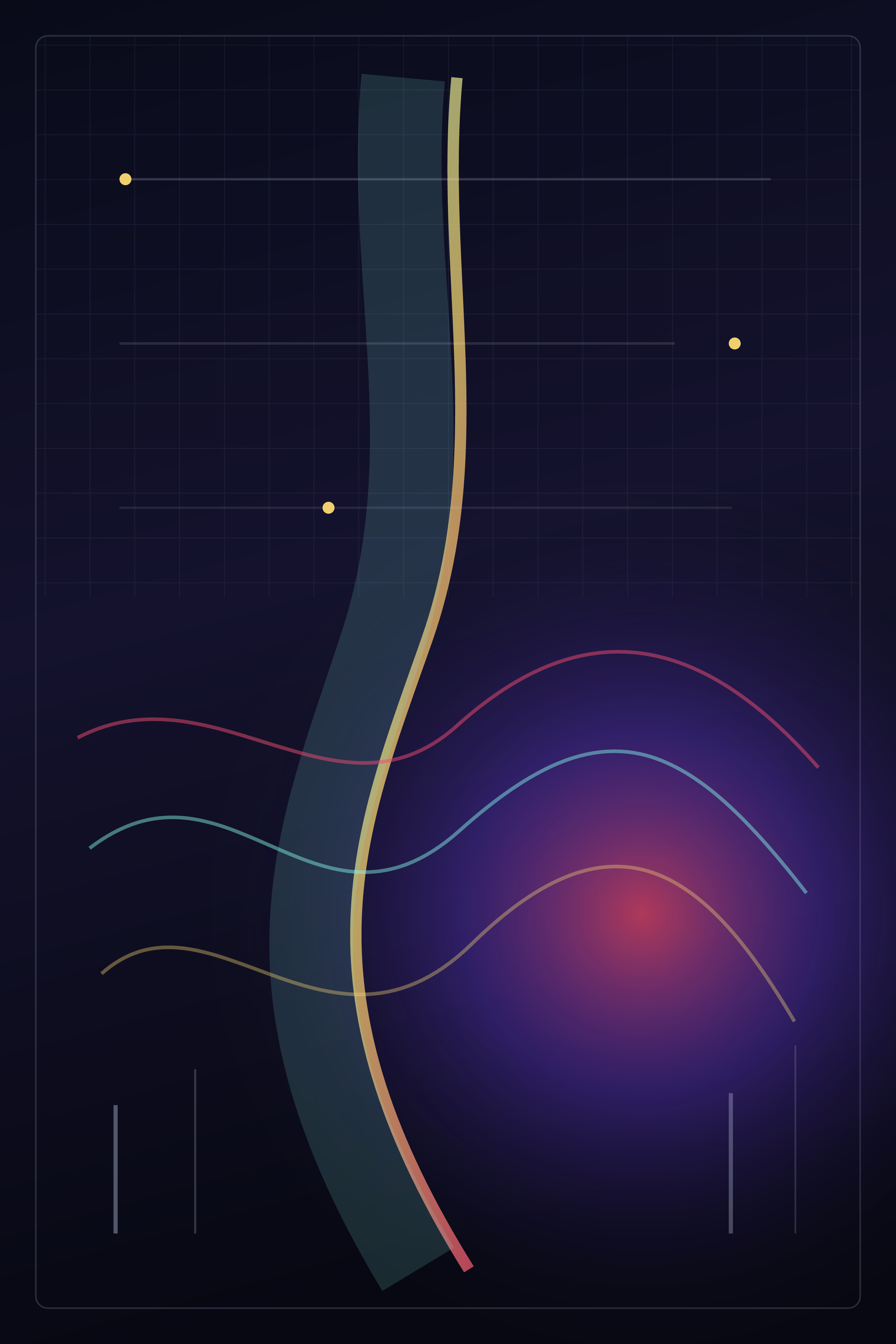 The Grammar of Descent, version 1: substrate: order dissolving into wave pressure
