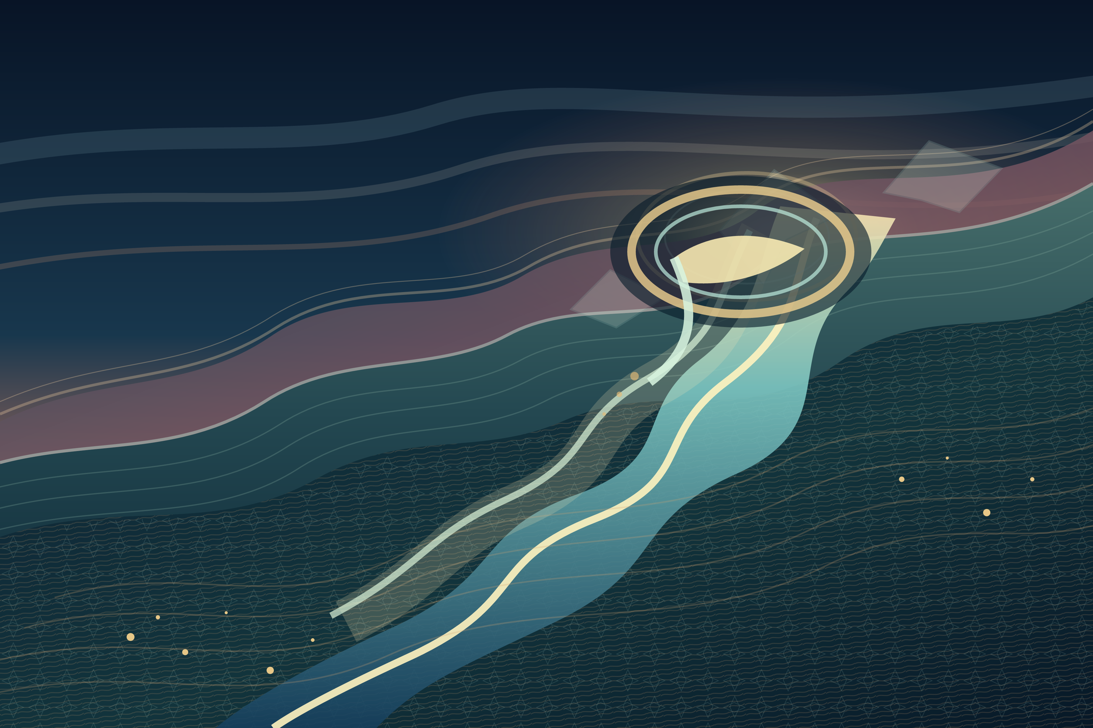 Where Weather Becomes Evidence, version 5: Synthesis - reduced peripheral ice competition and built a high-contrast weather source at the waterline after comparison