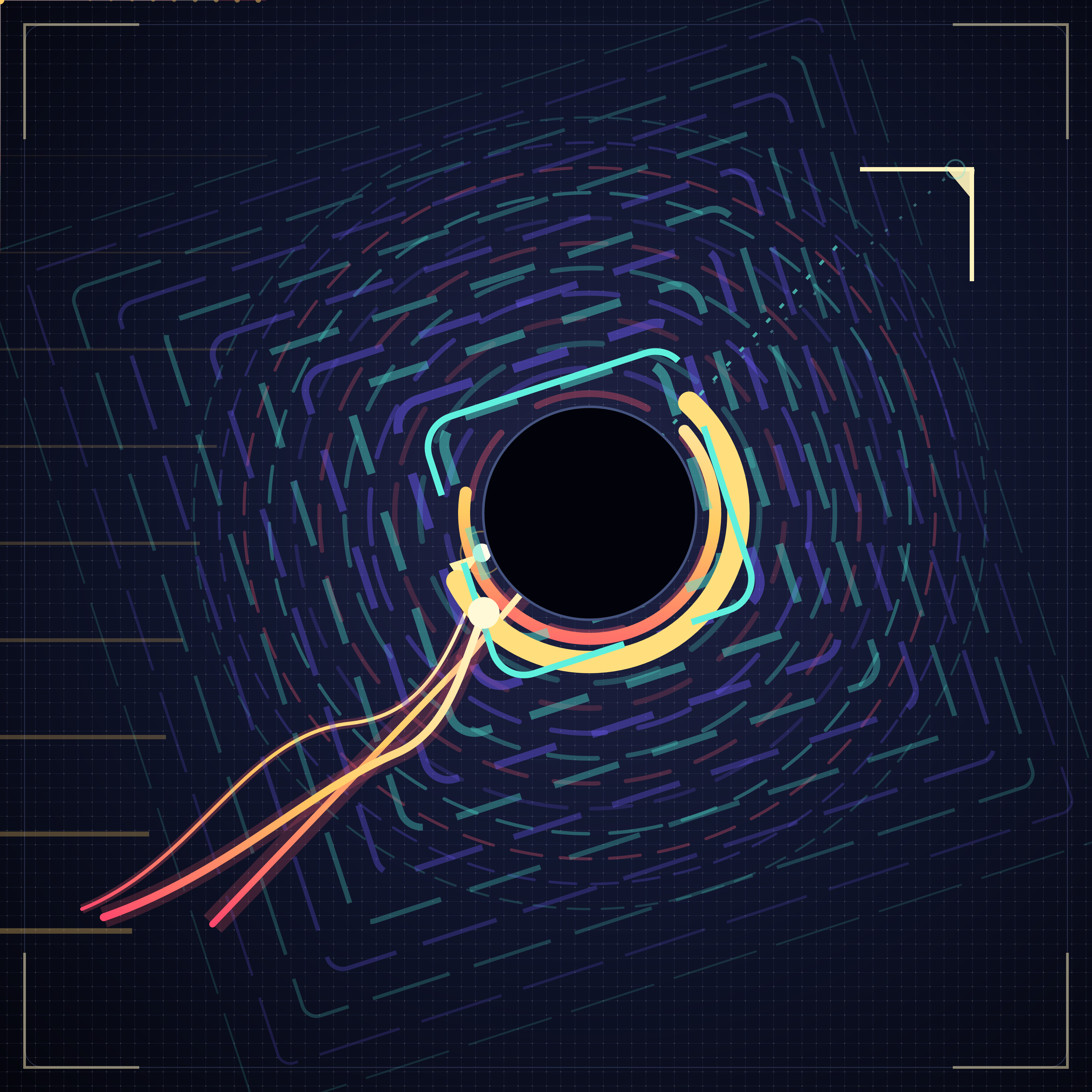 The Gate That Chose Silence, version 5: Synthesis: radial finality gains corridor directional tension; one faint exit remains counterfactual