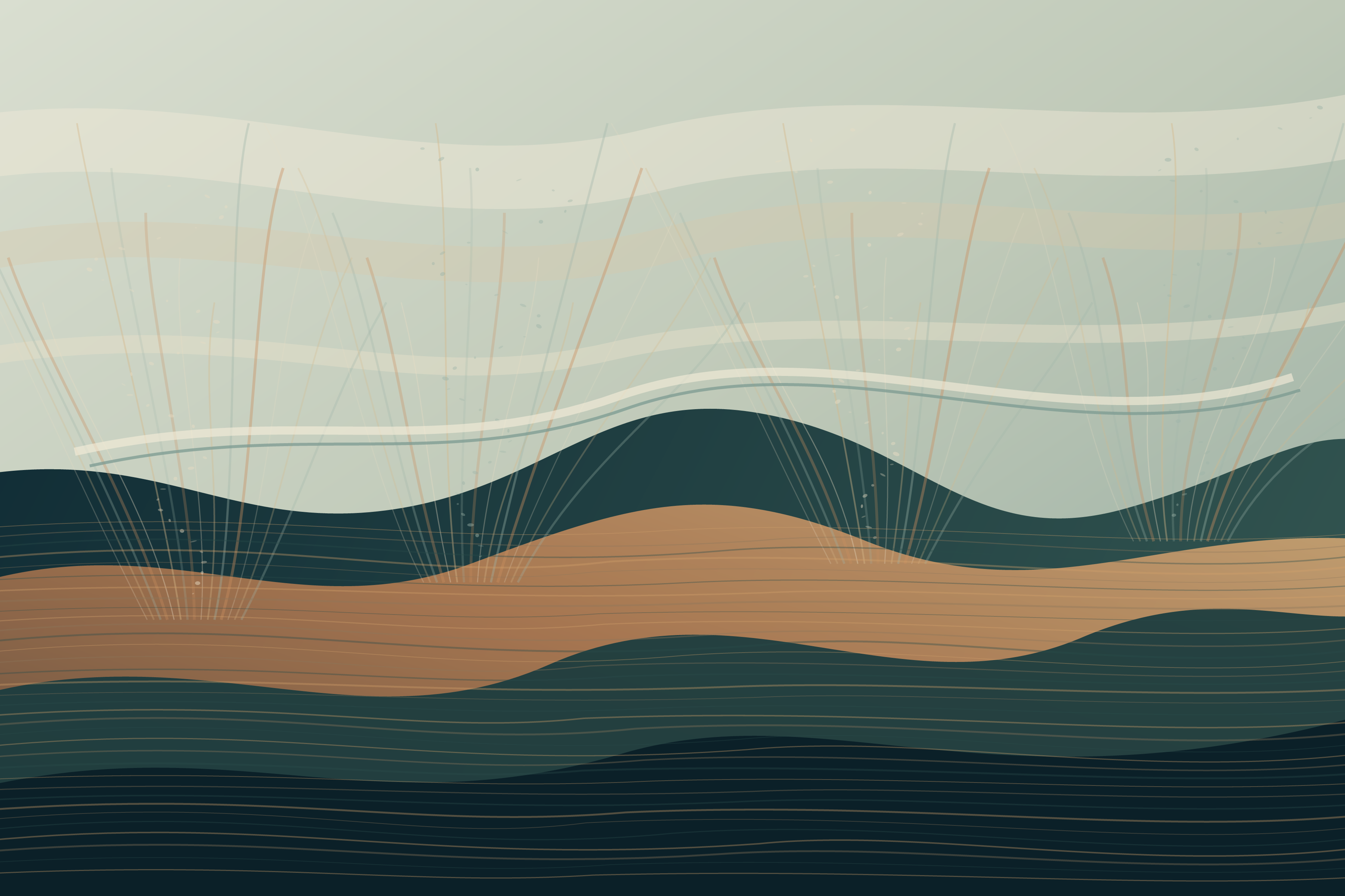 The Weather Between Coordinates, version 2: Maquette 2 — inverted sediment rising into atmosphere