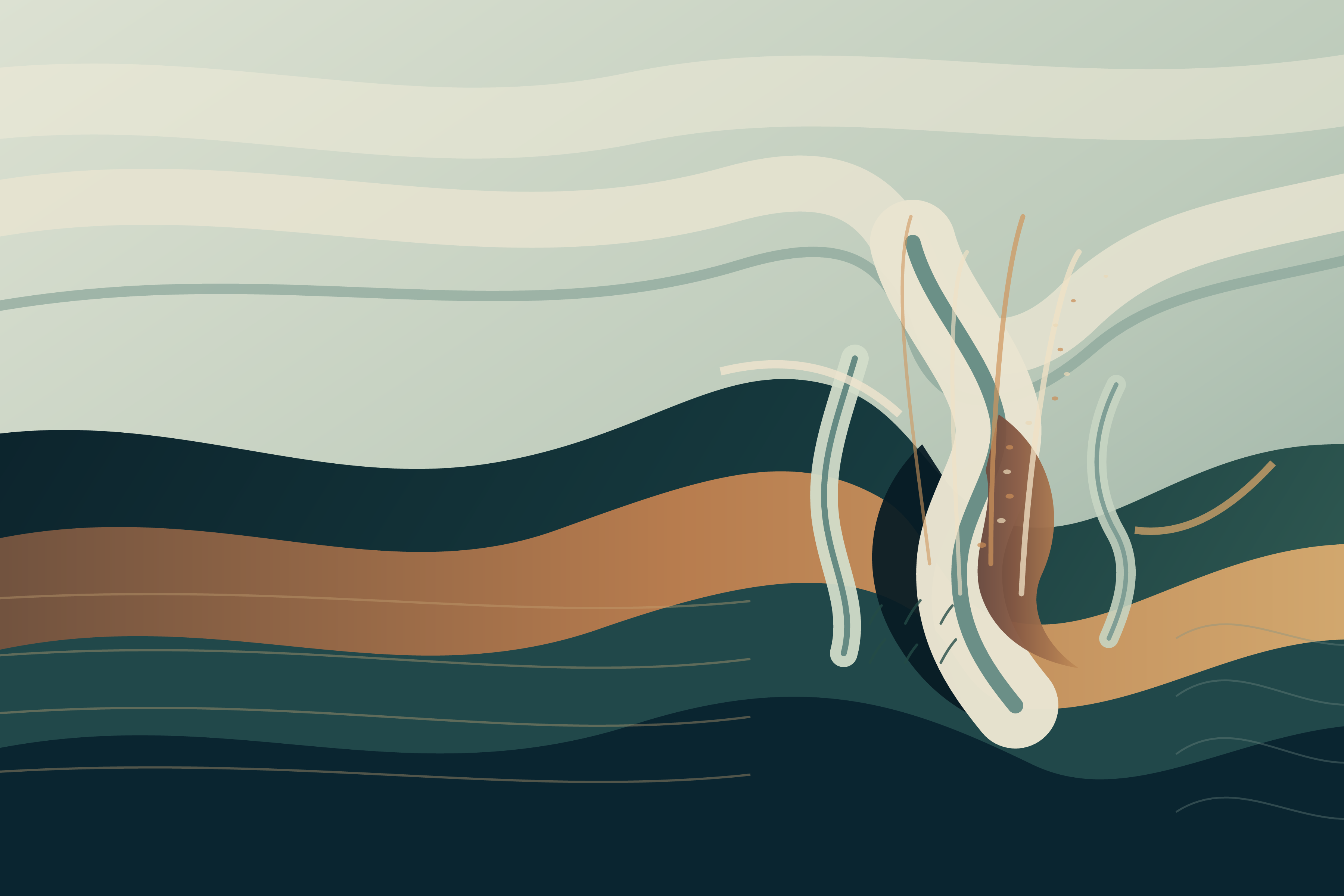 The Weather Between Coordinates, version 9: Refinement 6 — one-sided dark mineral bank