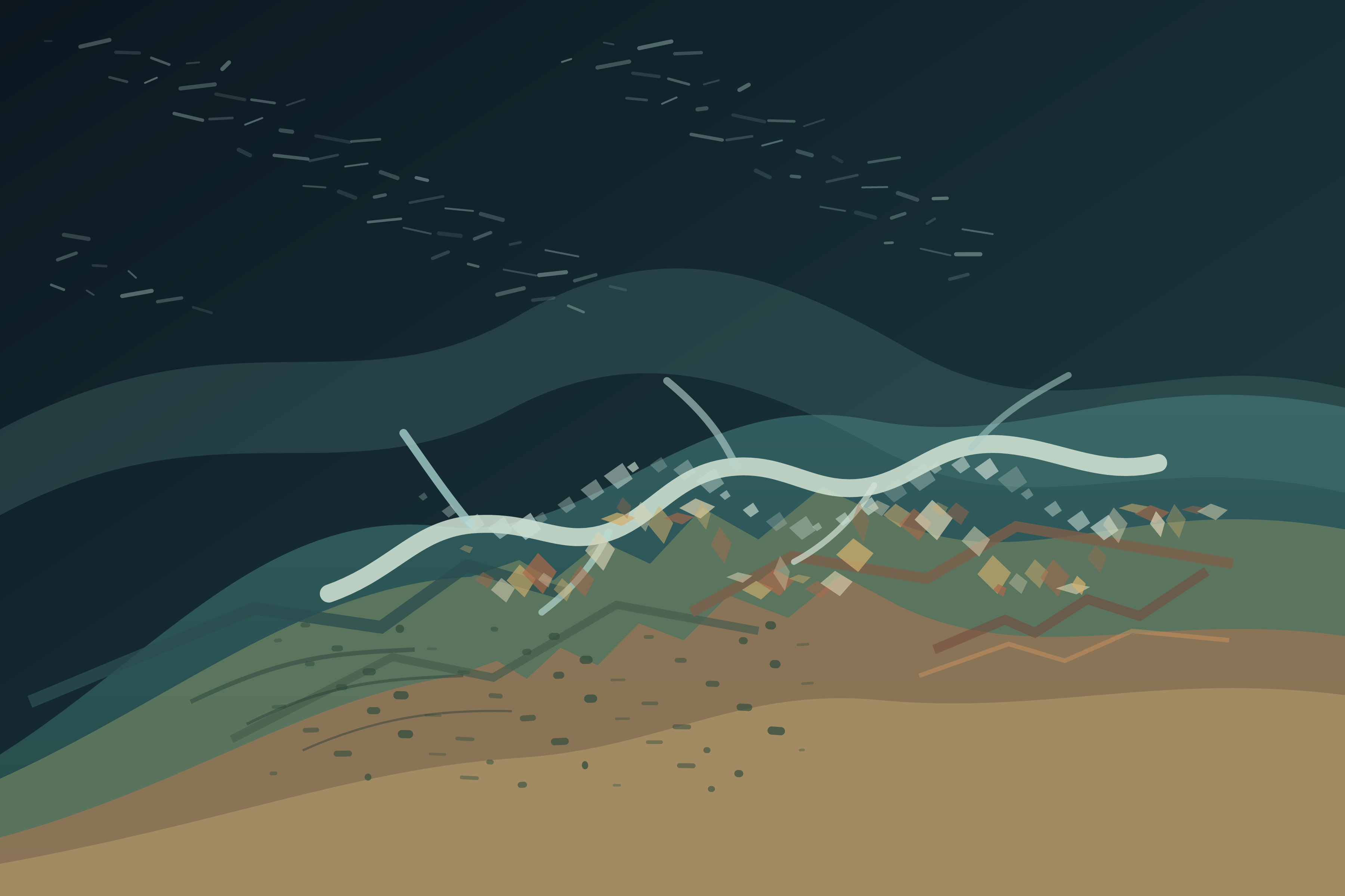 Where Weather Becomes Ground, version 4: Full-resolution refinement: distinct interacting Earth processes
