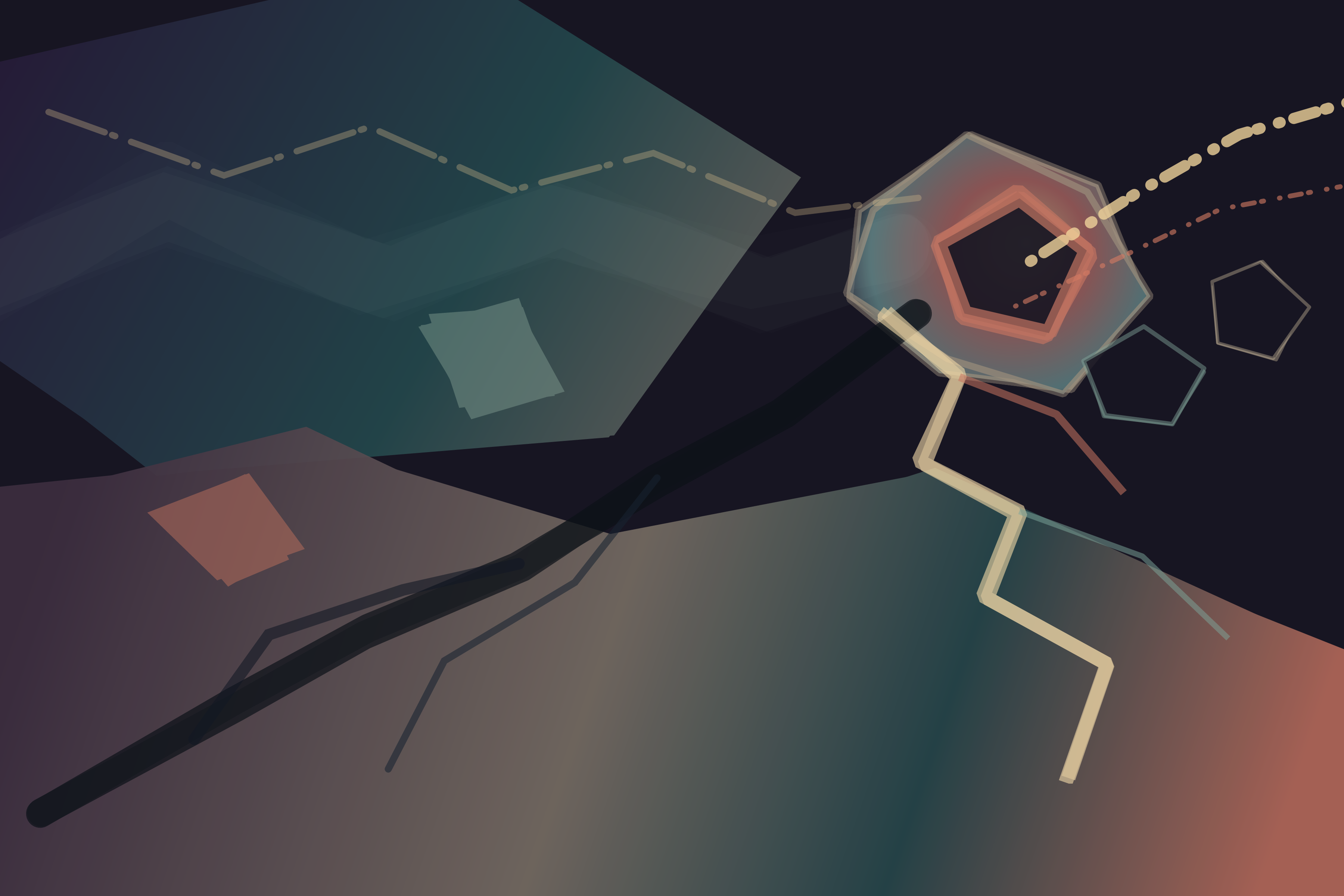 The Unreachable Weather, version 2: Maquette 2 — asymmetric lattice inversion