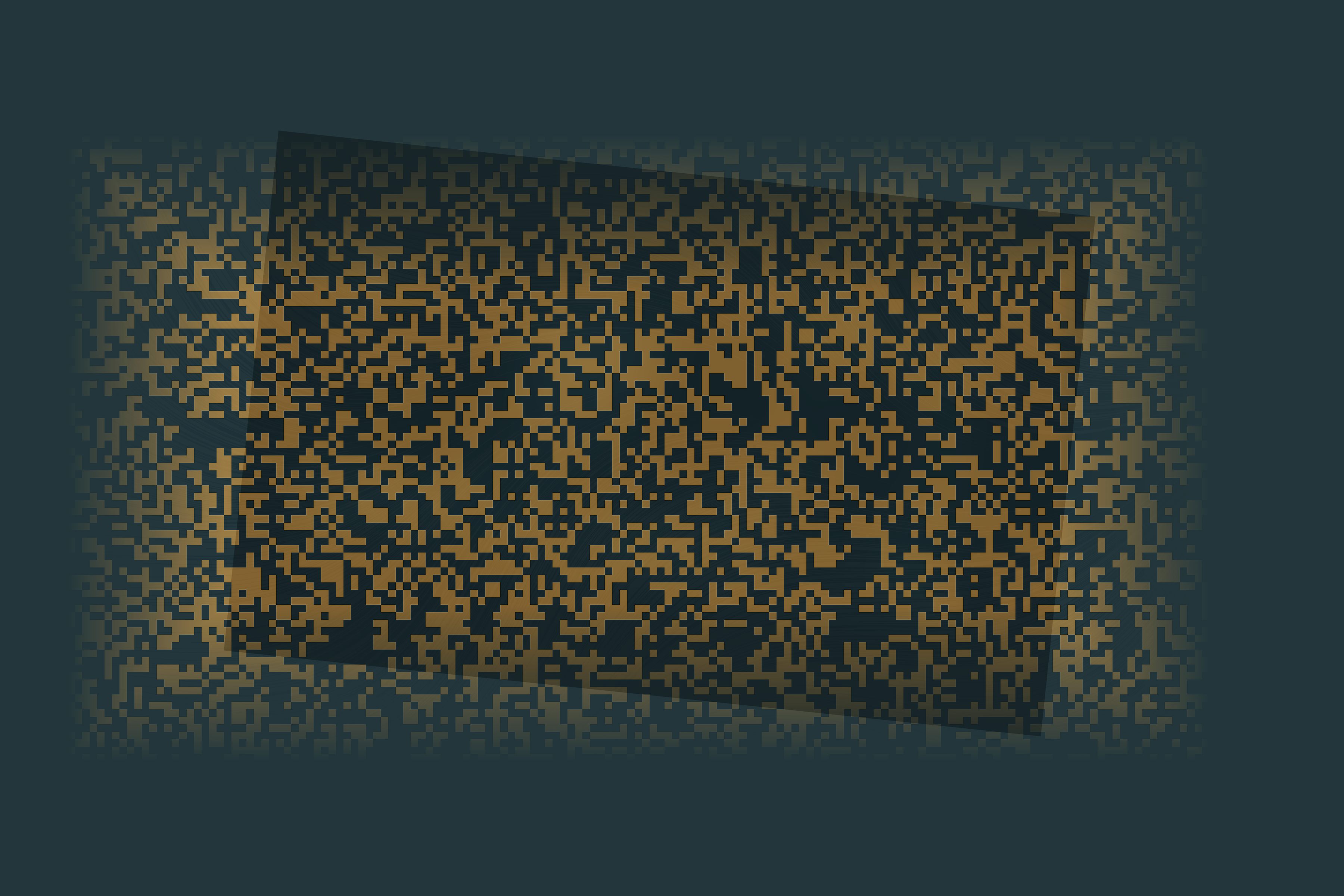 Weather Without Footprints, version 6: refinement 1 — cellular terrain with partial procedural seam