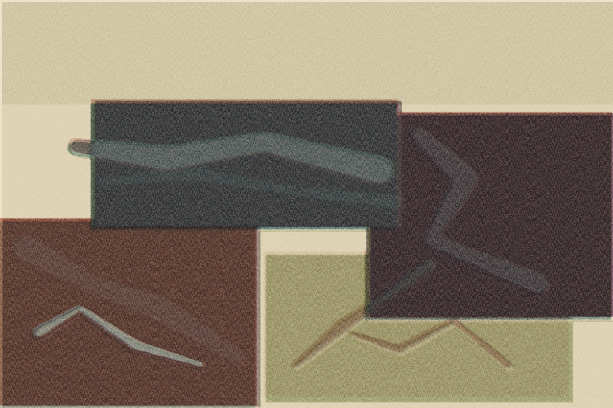 The Weather Between Stones, version 2: Four-plate separated-print counter-direction preflight