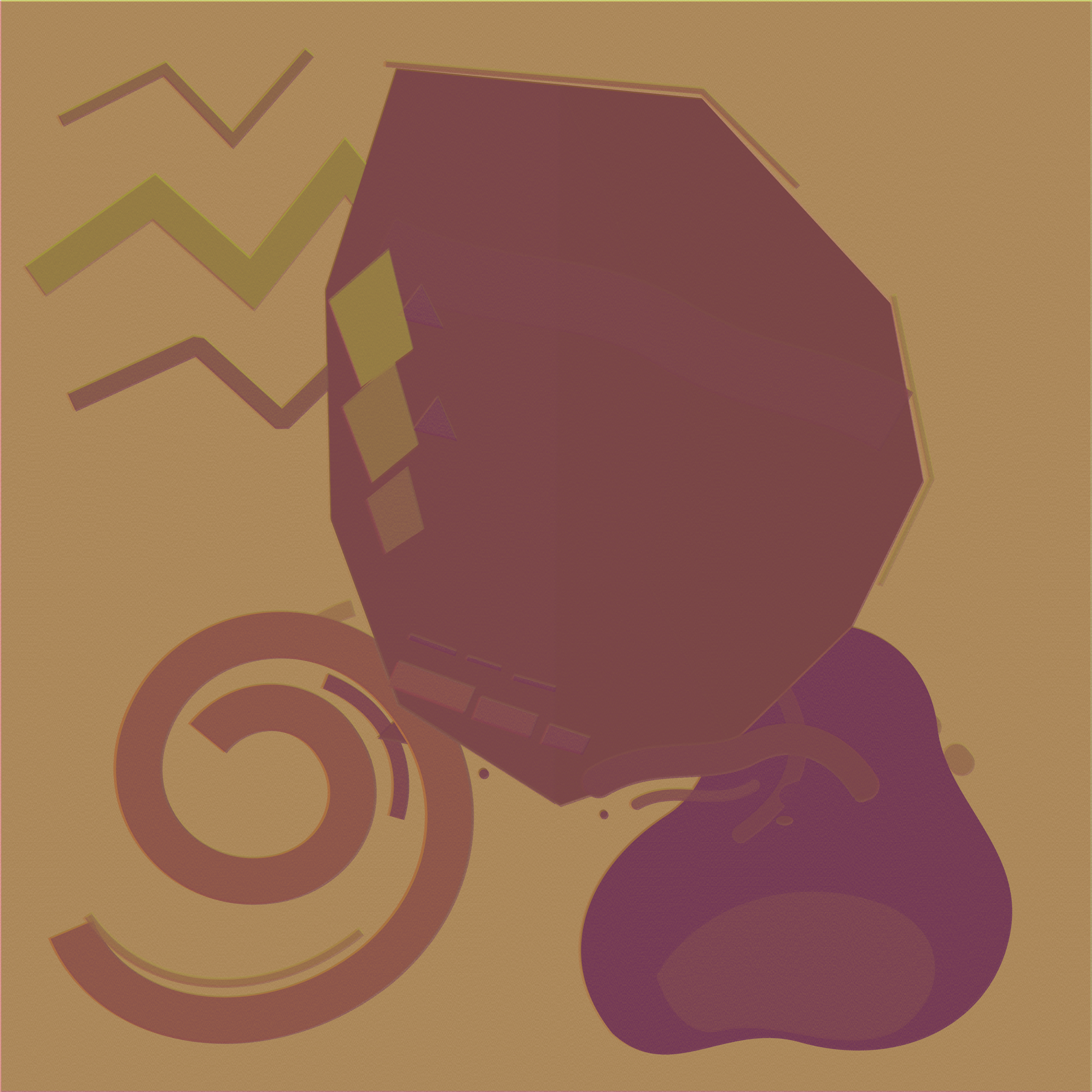 The Last Pressure Holds, version 6: Refinement 4 — tight-threshold knockout print of vertical synthesis