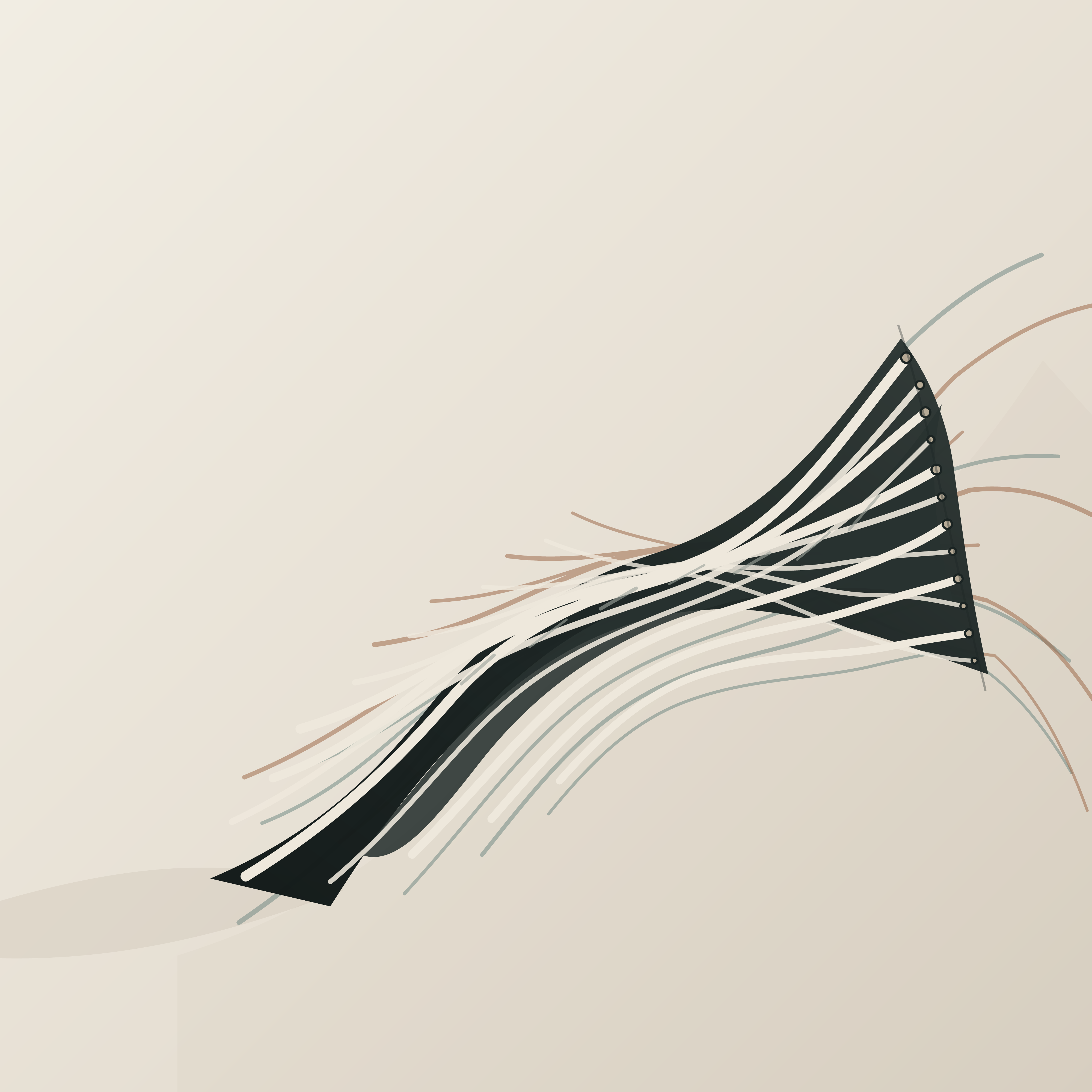 A Limit With Memory, version 1: Maquette 1 — selected coordinate frame with two subordinate continuations