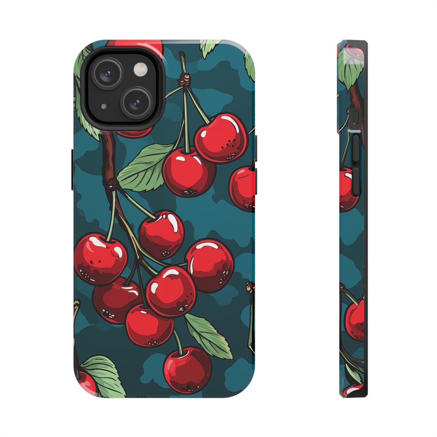 Cherries #10, iPhone 7, 8, X, 11, 12, 13, 14, 15+ case.