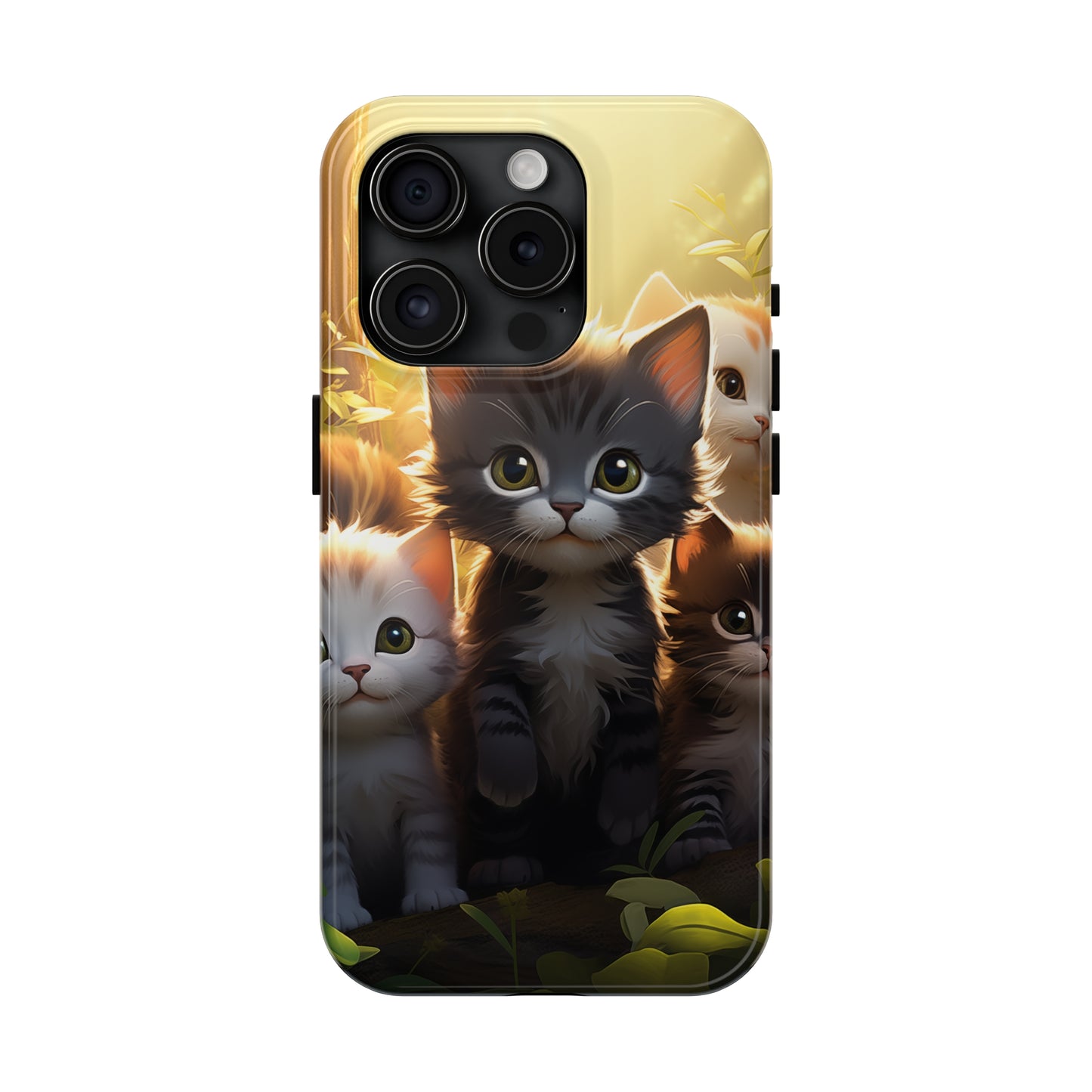 Kittens #02, iPhone 7, 8, X, 11, 12, 13, 14, 15+ case.