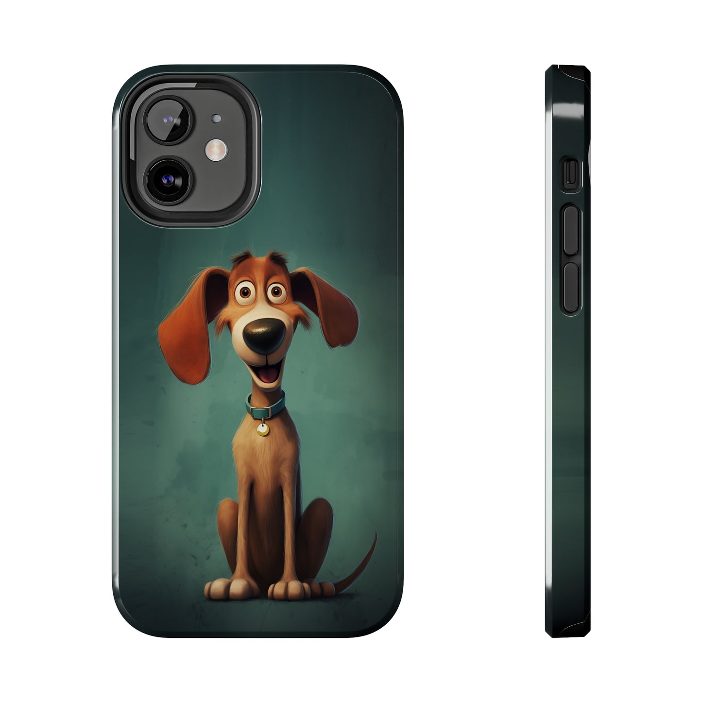 Hux, Cartoon Dog, iPhone 7, 8, X, 11, 12, 13, 14, 15+ case.