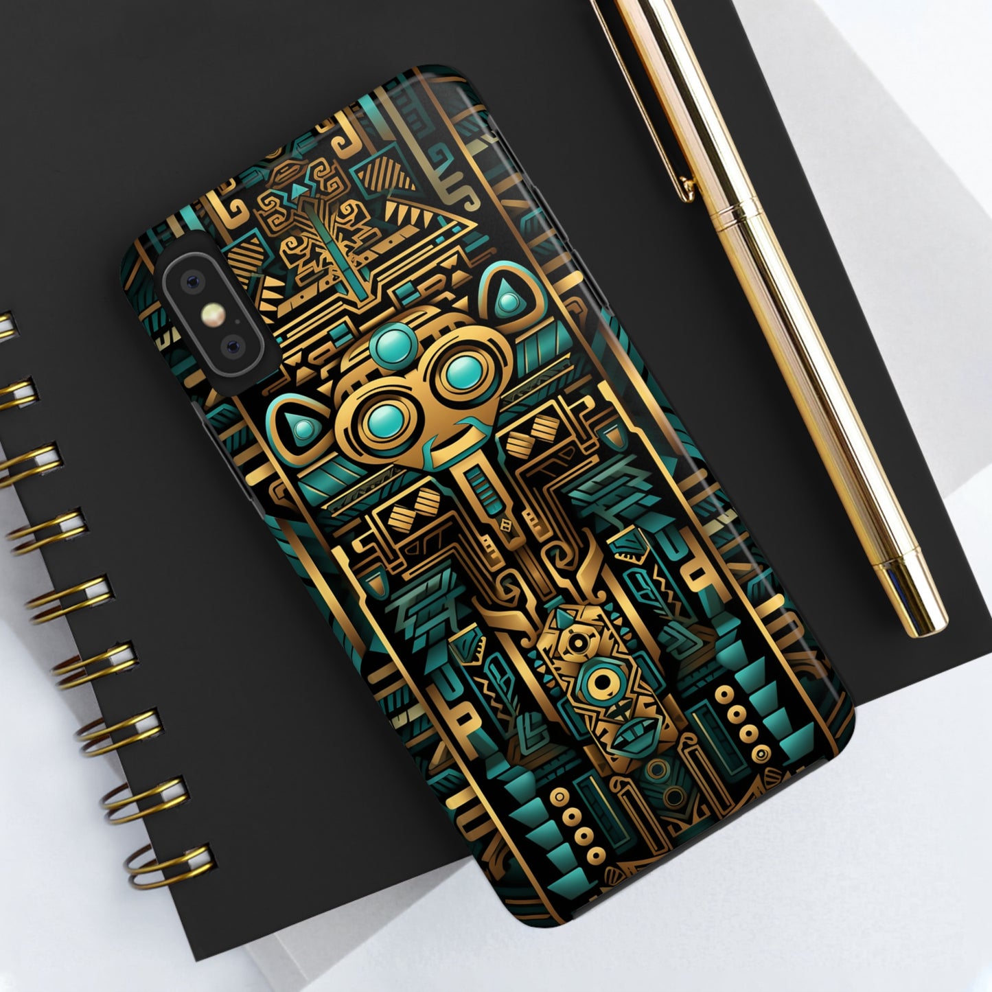 Aztec Vibes #03, iPhone 7, 8, X, 11, 12, 13, 14, 15+ case.