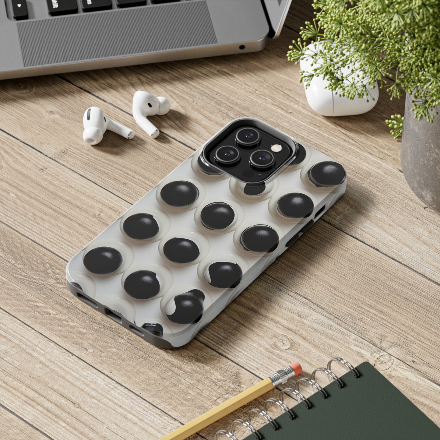 Dots, iPhone 7, 8, X, 11, 12, 13, 14, 15+ case.