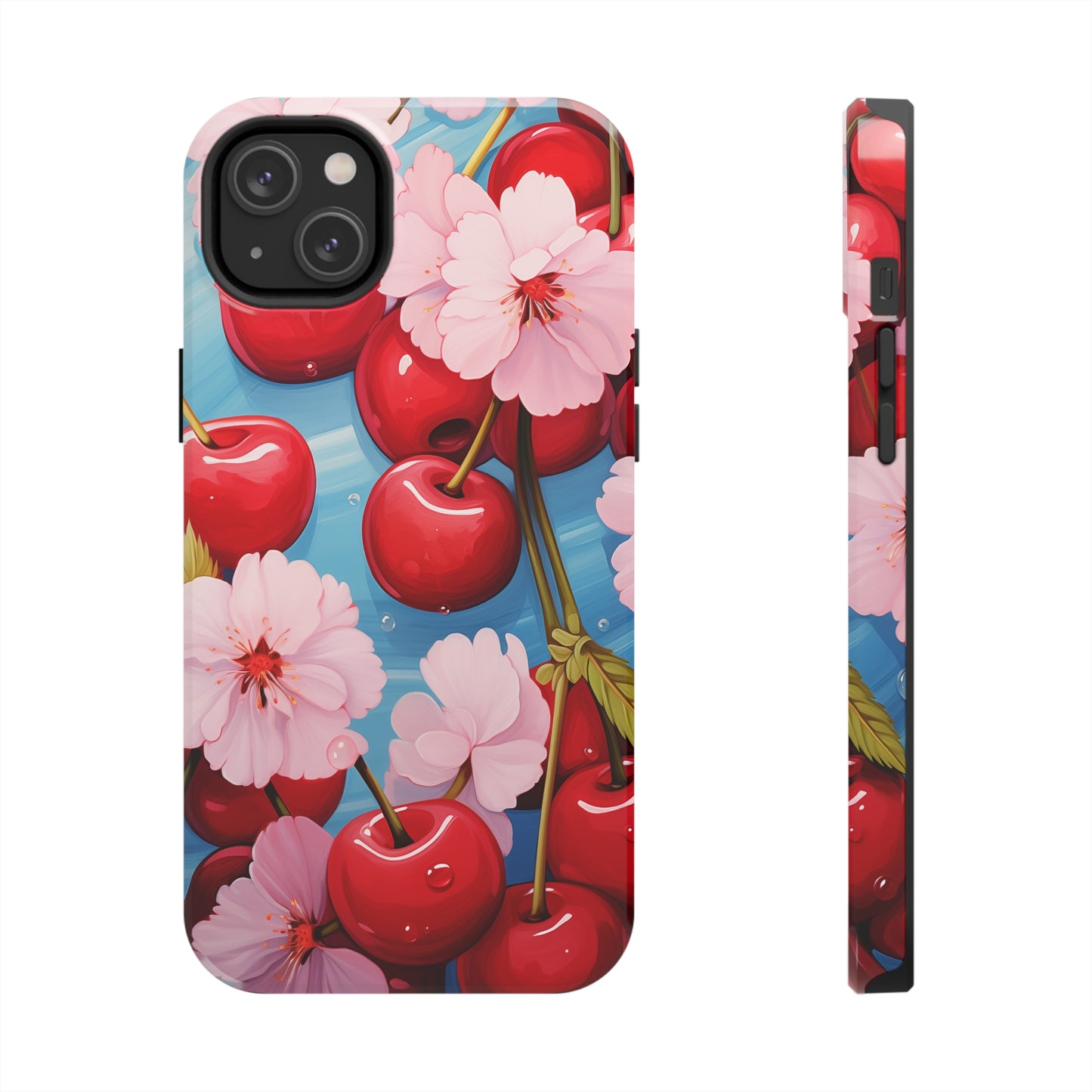 Cherries #04, iPhone 7, 8, X, 11, 12, 13, 14, 15+ case.