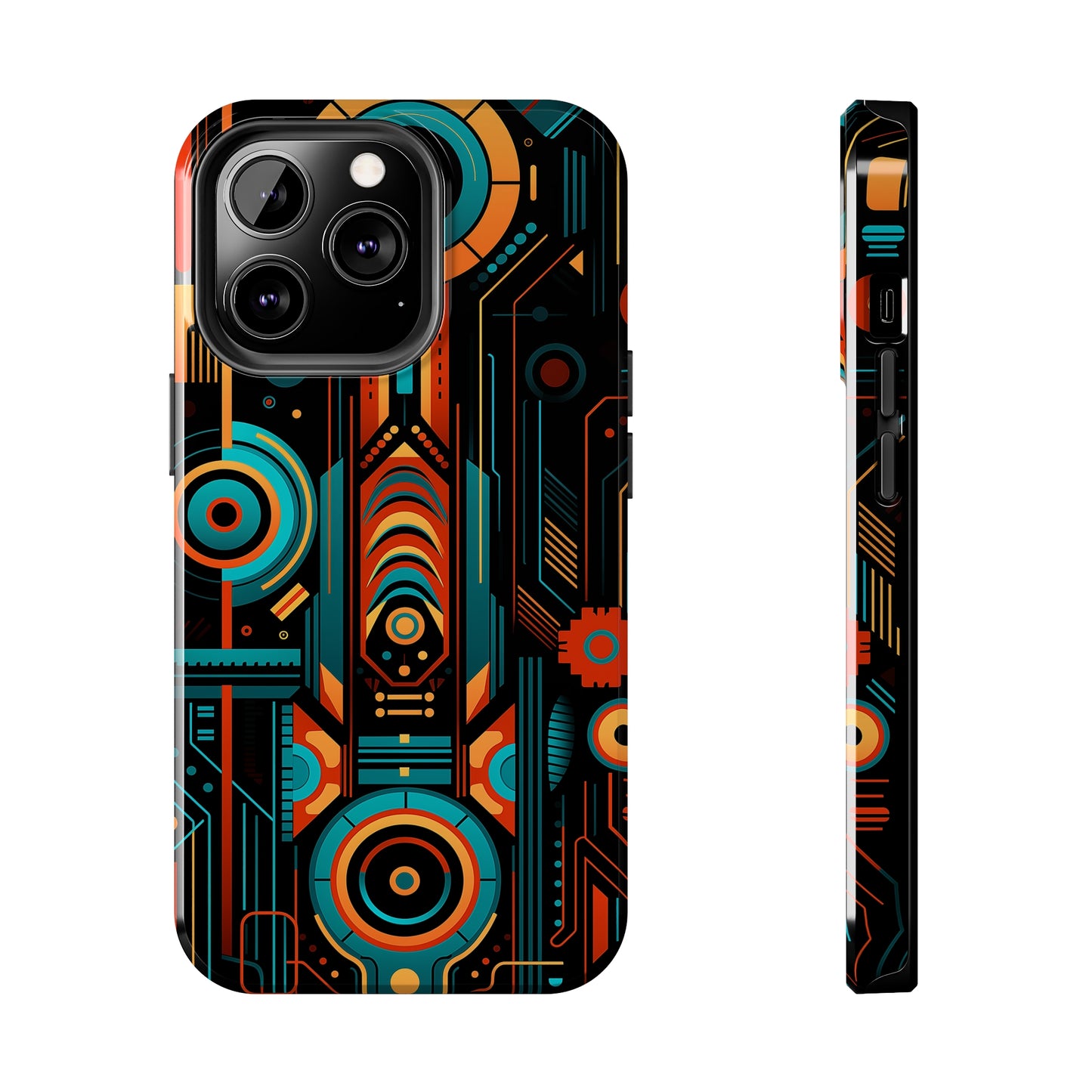 Futuristic #07, iPhone 7, 8, X, 11, 12, 13, 14, 15+ case.