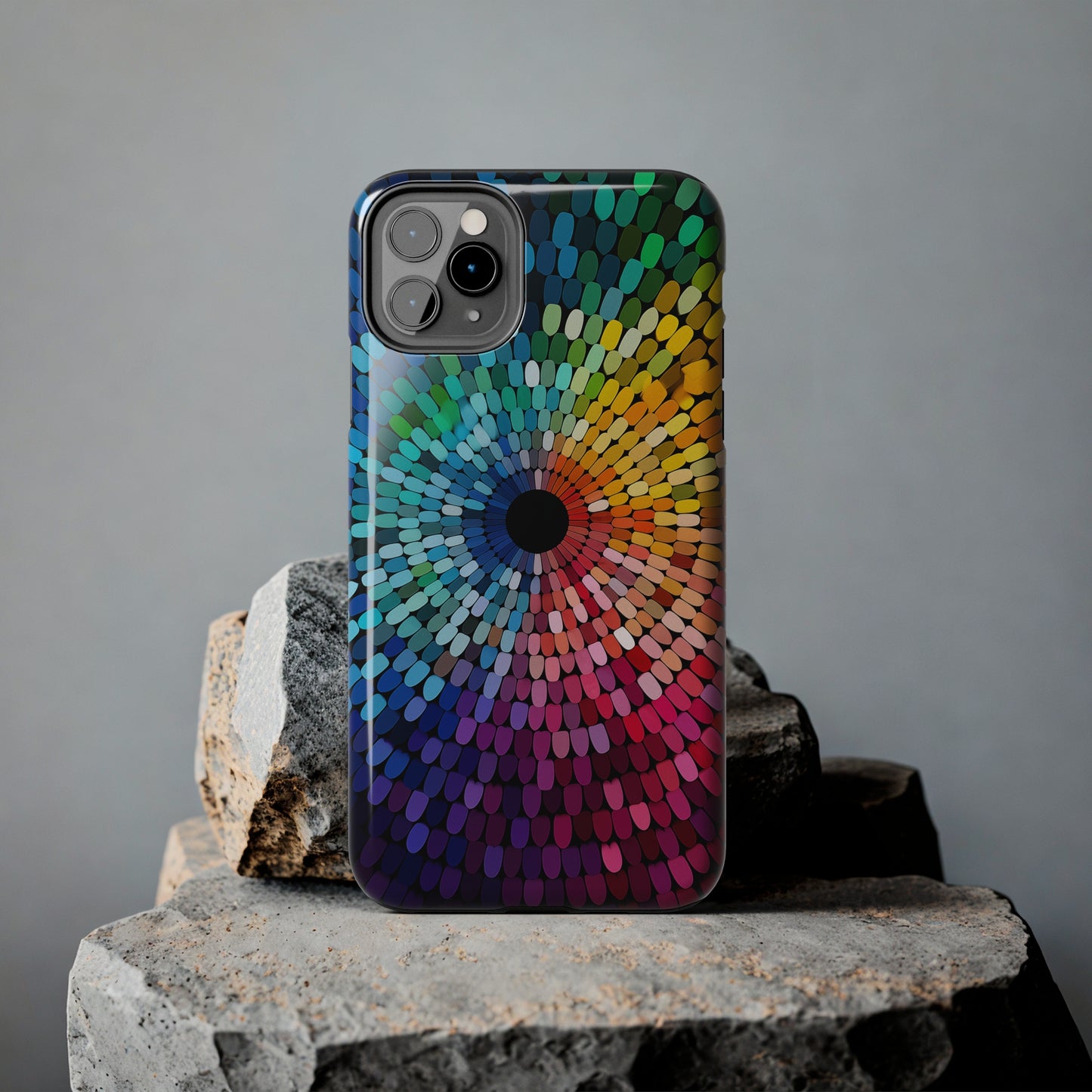 Rainbow Effect #02, iPhone 7, 8, X, 11, 12, 13, 14, 15+ case.