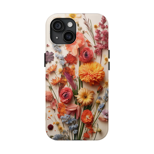 Dried Flowers #02, iPhone 7, 8, X, 11, 12, 13, 14, 15+ case.