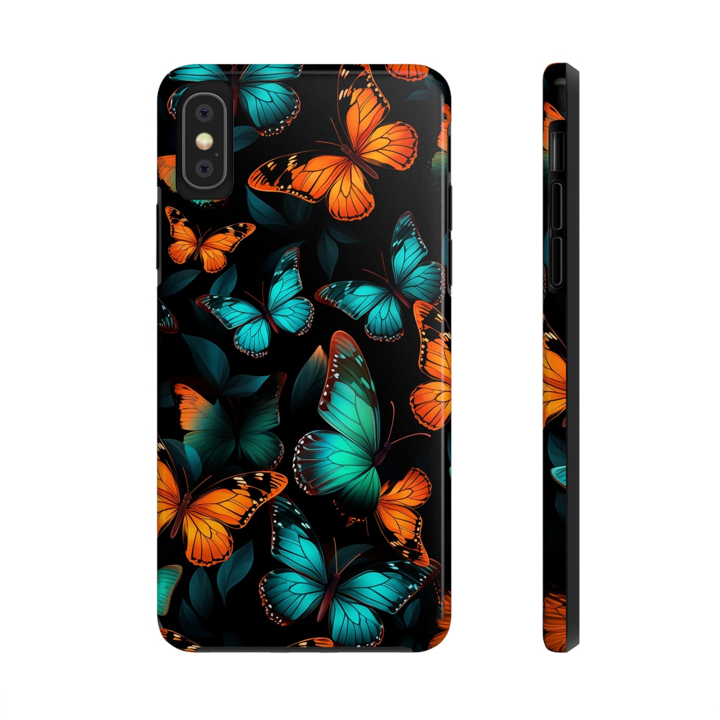 Butterflies #03, iPhone 7, 8, X, 11, 12, 13, 14, 15+ case.