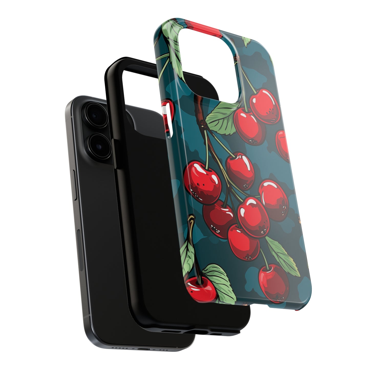 Cherries #10, iPhone 7, 8, X, 11, 12, 13, 14, 15+ case.