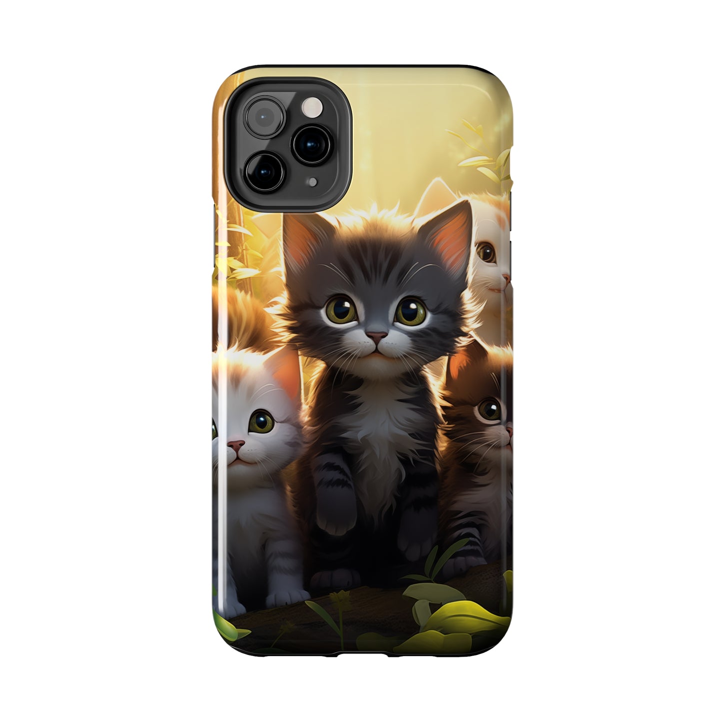 Kittens #02, iPhone 7, 8, X, 11, 12, 13, 14, 15+ case.