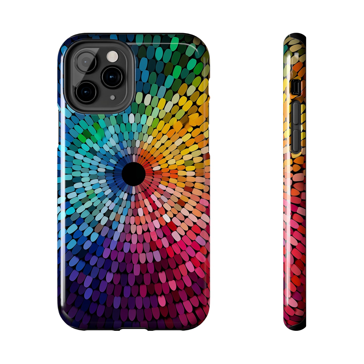 Rainbow Effect #02, iPhone 7, 8, X, 11, 12, 13, 14, 15+ case.