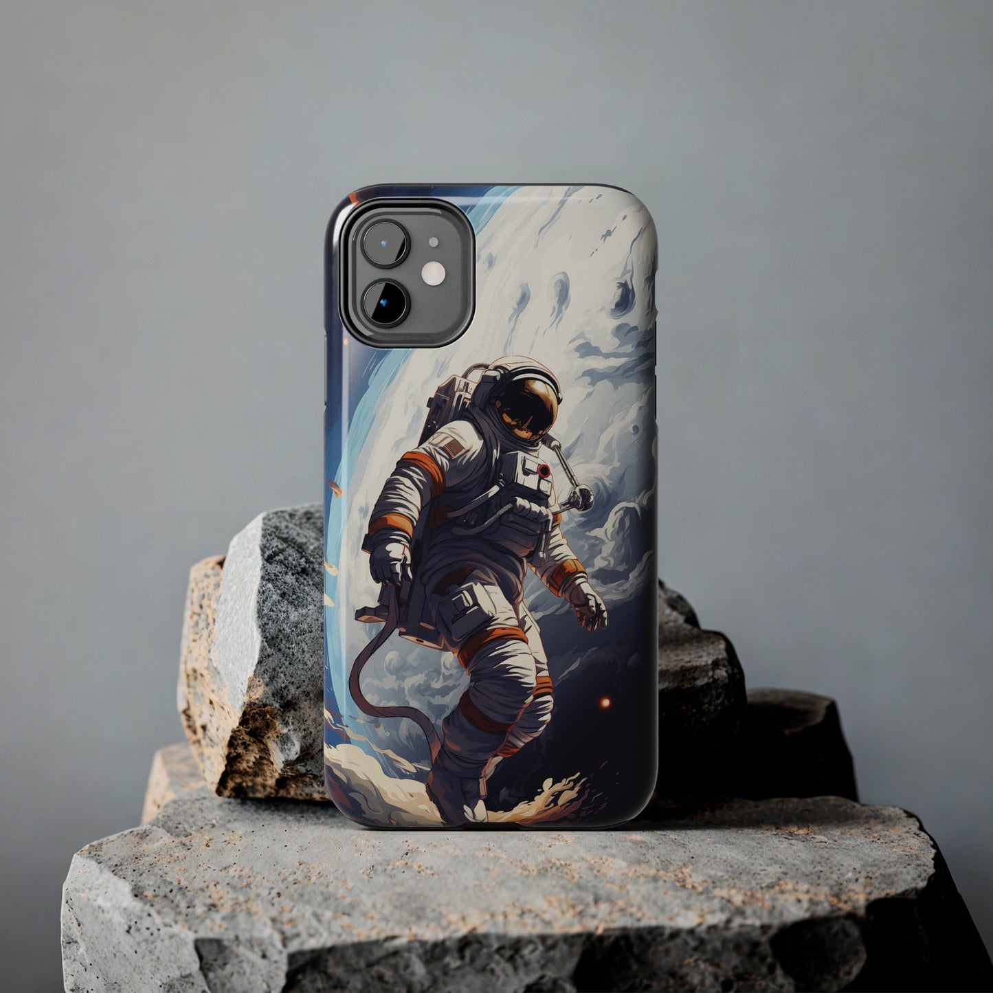 Astronaut #04, iPhone 7, 8, X, 11, 12, 13, 14, 15+ case.