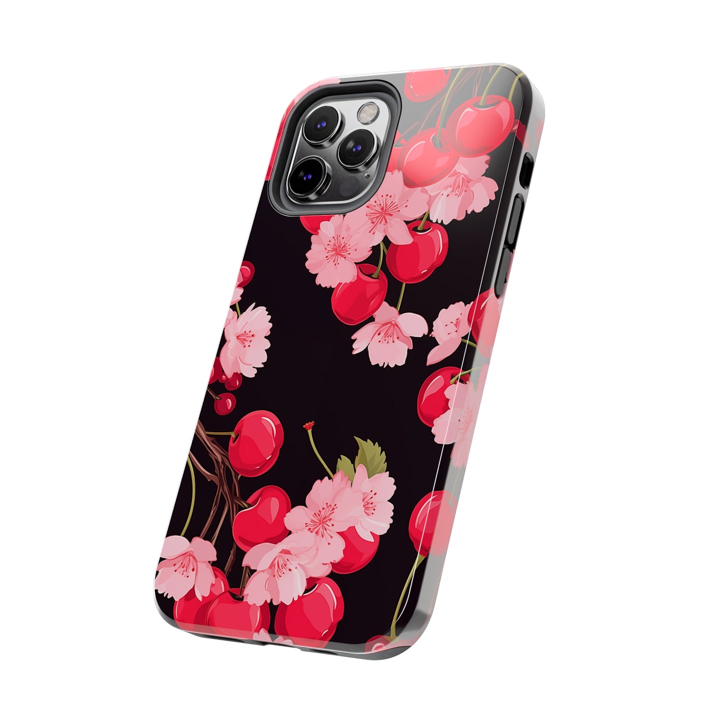 Cherries #05, iPhone 7, 8, X, 11, 12, 13, 14, 15+ case.