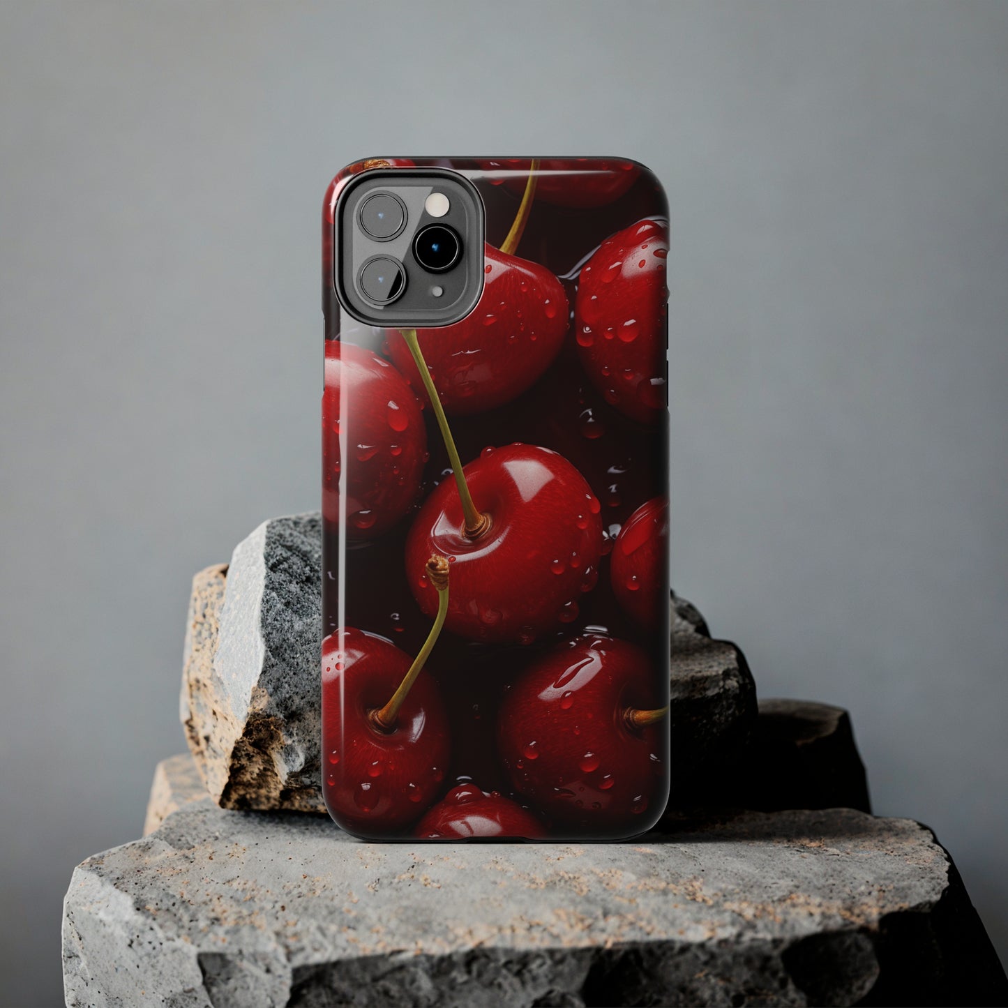 Cherries #07, iPhone 7, 8, X, 11, 12, 13, 14, 15+ case.