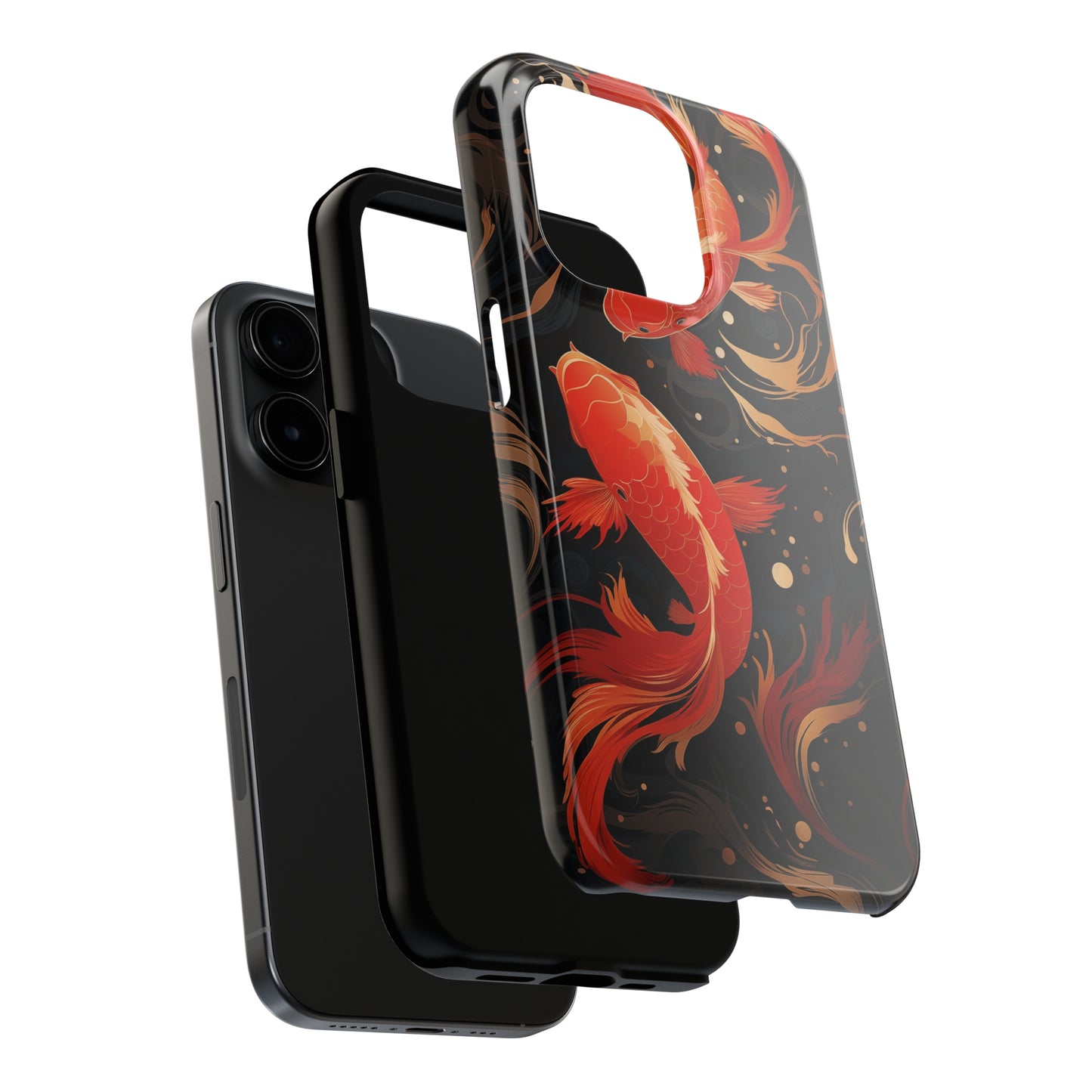 Koi fish #03, iPhone 7, 8, X, 11, 12, 13, 14, 15+ case.