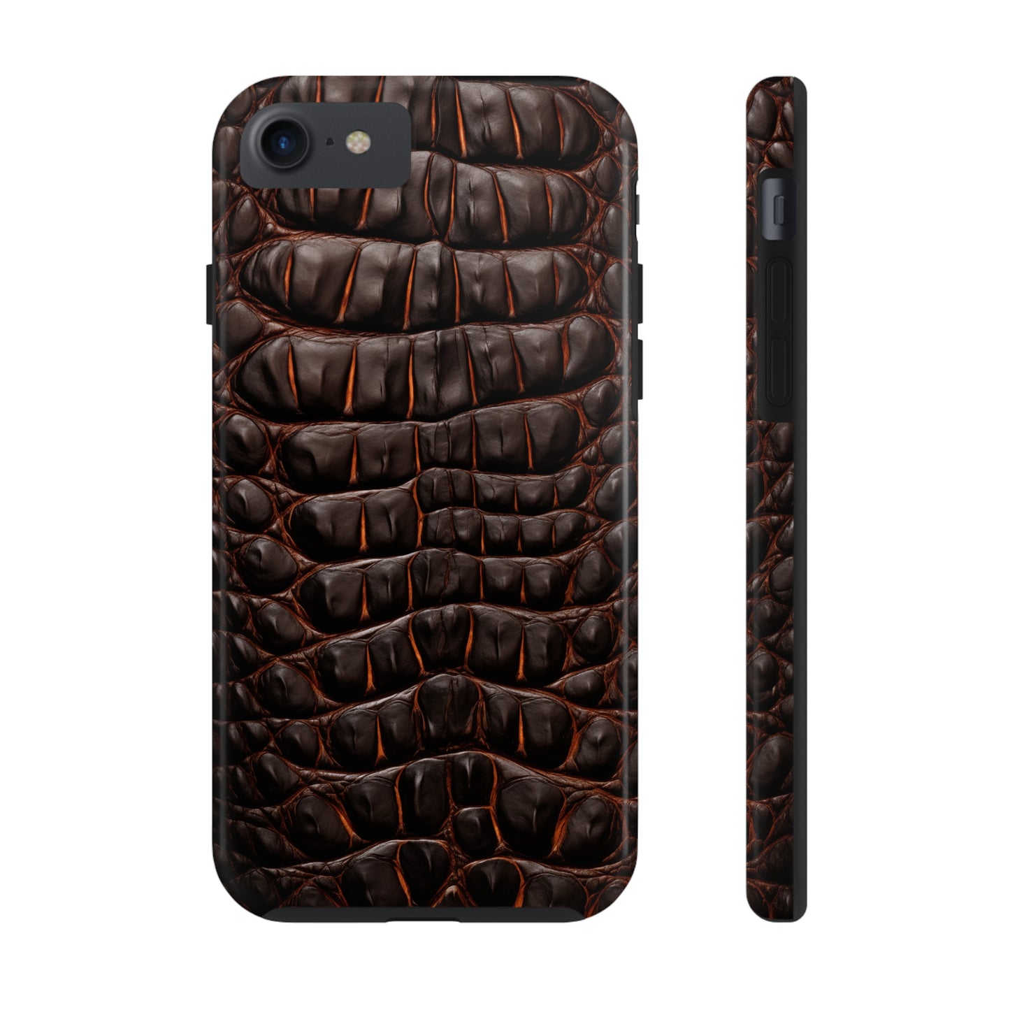 Alligator skin #01, iPhone 7, 8, X, 11, 12, 13, 14, 15+ case.