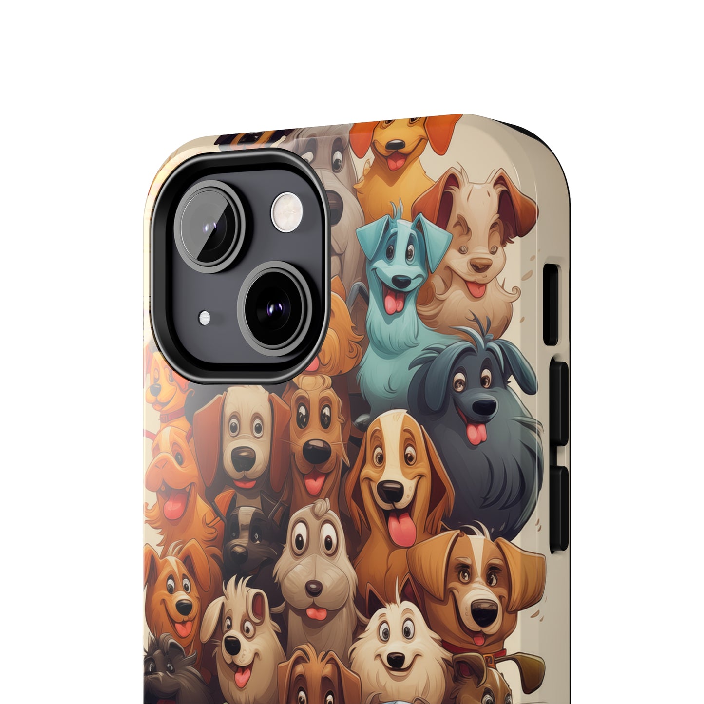 100 Dogs, iPhone 7, 8, X, 11, 12, 13, 14, 15+ case.