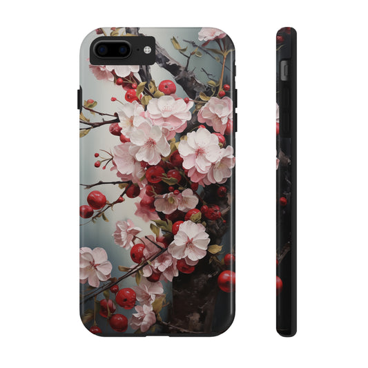 Cherries #08, iPhone 7, 8, X, 11, 12, 13, 14, 15+ case.