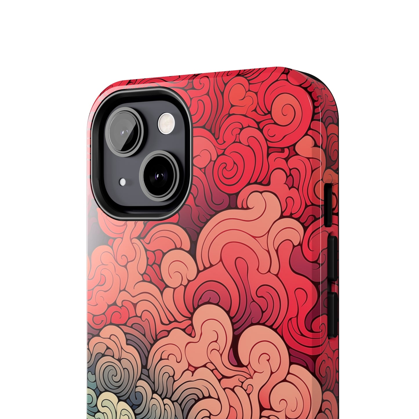 Abstract Swirls #06, iPhone 7, 8, X, 11, 12, 13, 14, 15+ case.