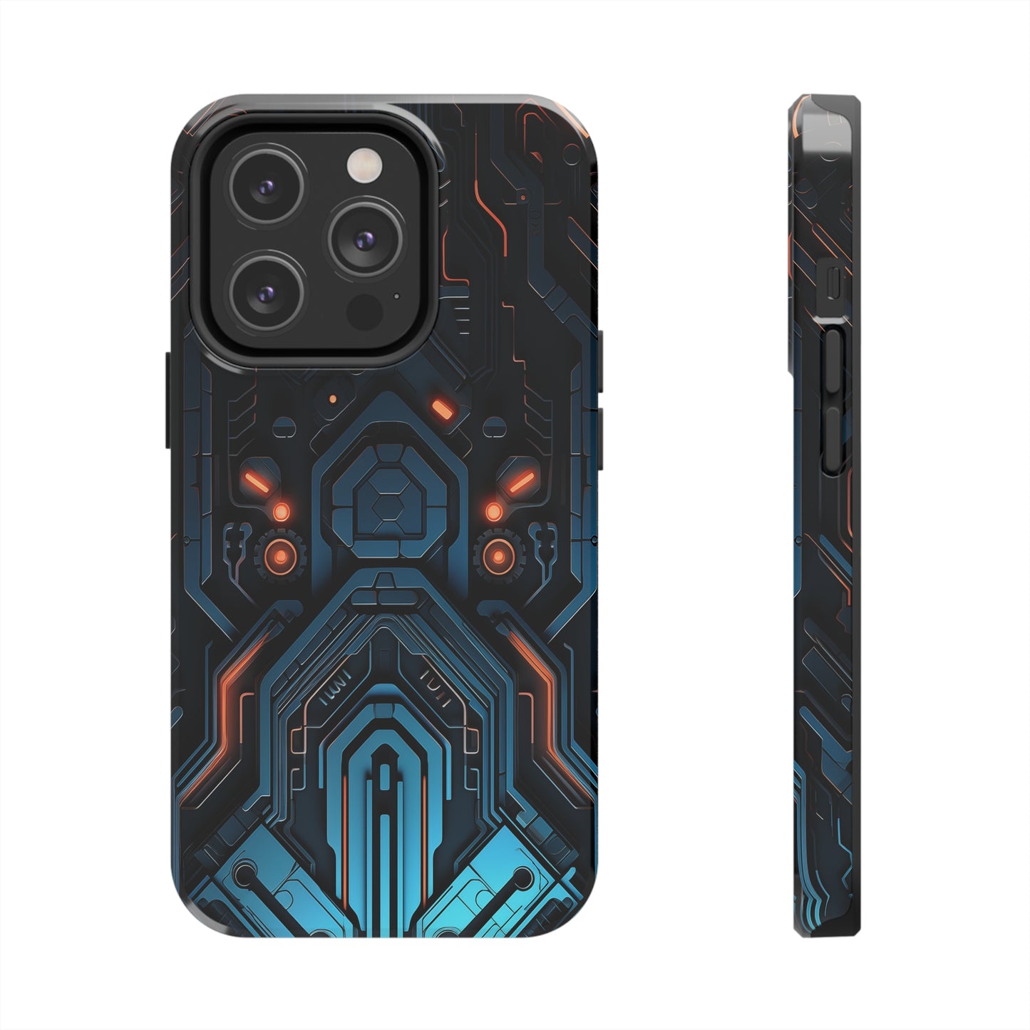 Futuristic #02, iPhone 7, 8, X, 11, 12, 13, 14, 15+ case.