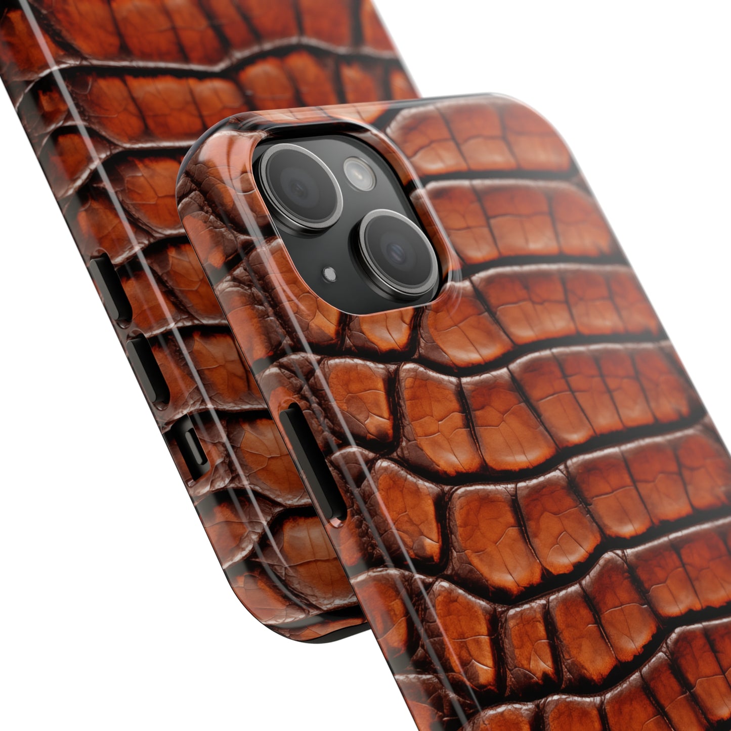 Alligator skin #04, iPhone 7, 8, X, 11, 12, 13, 14, 15+ case.