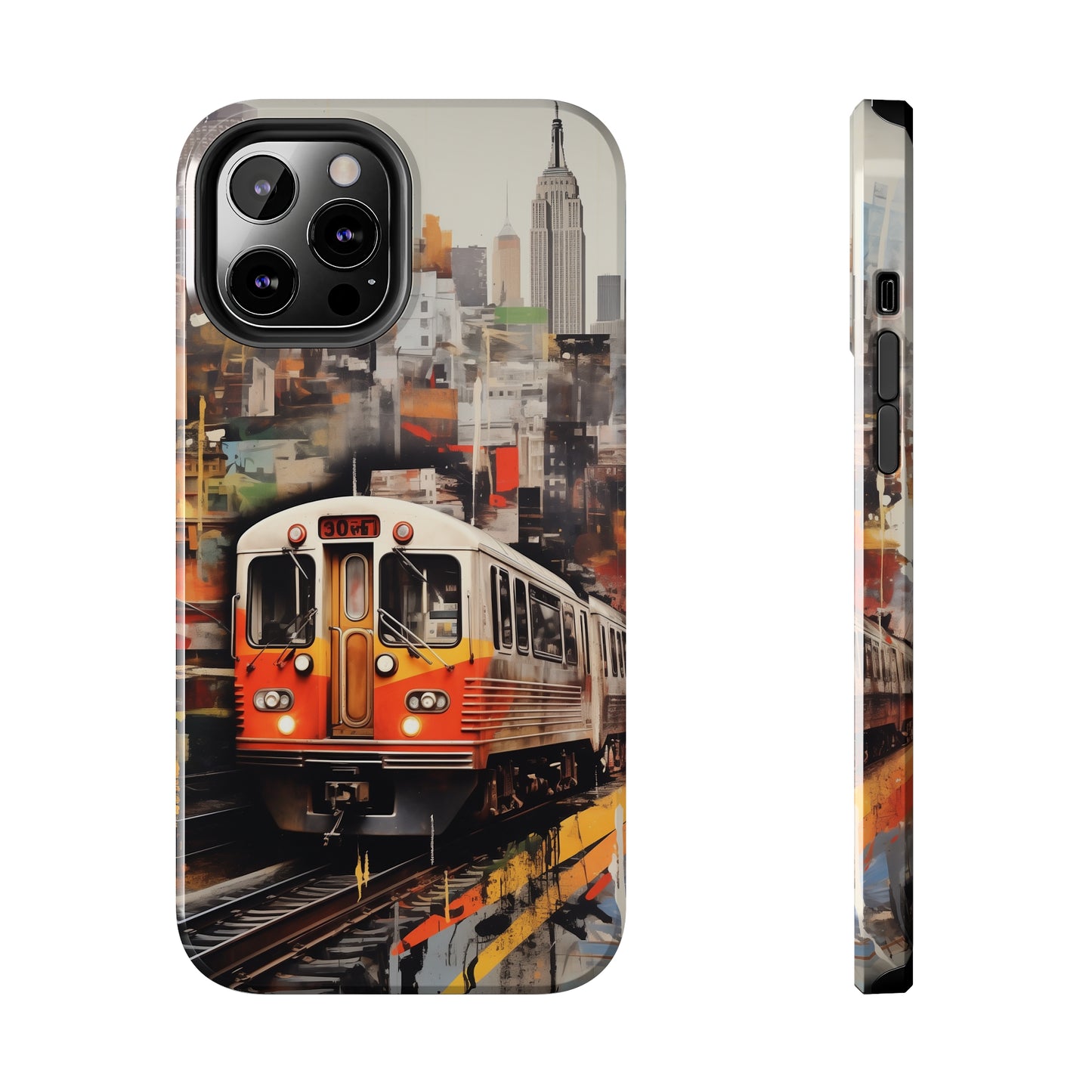 New York City, subway, iPhone 7, 8, X, 11, 12, 13, 14, 15+ case.