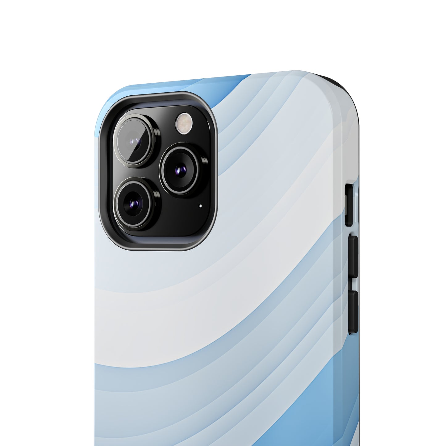 Blue Stripes #02, iPhone 7, 8, X, 11, 12, 13, 14, 15+ case.